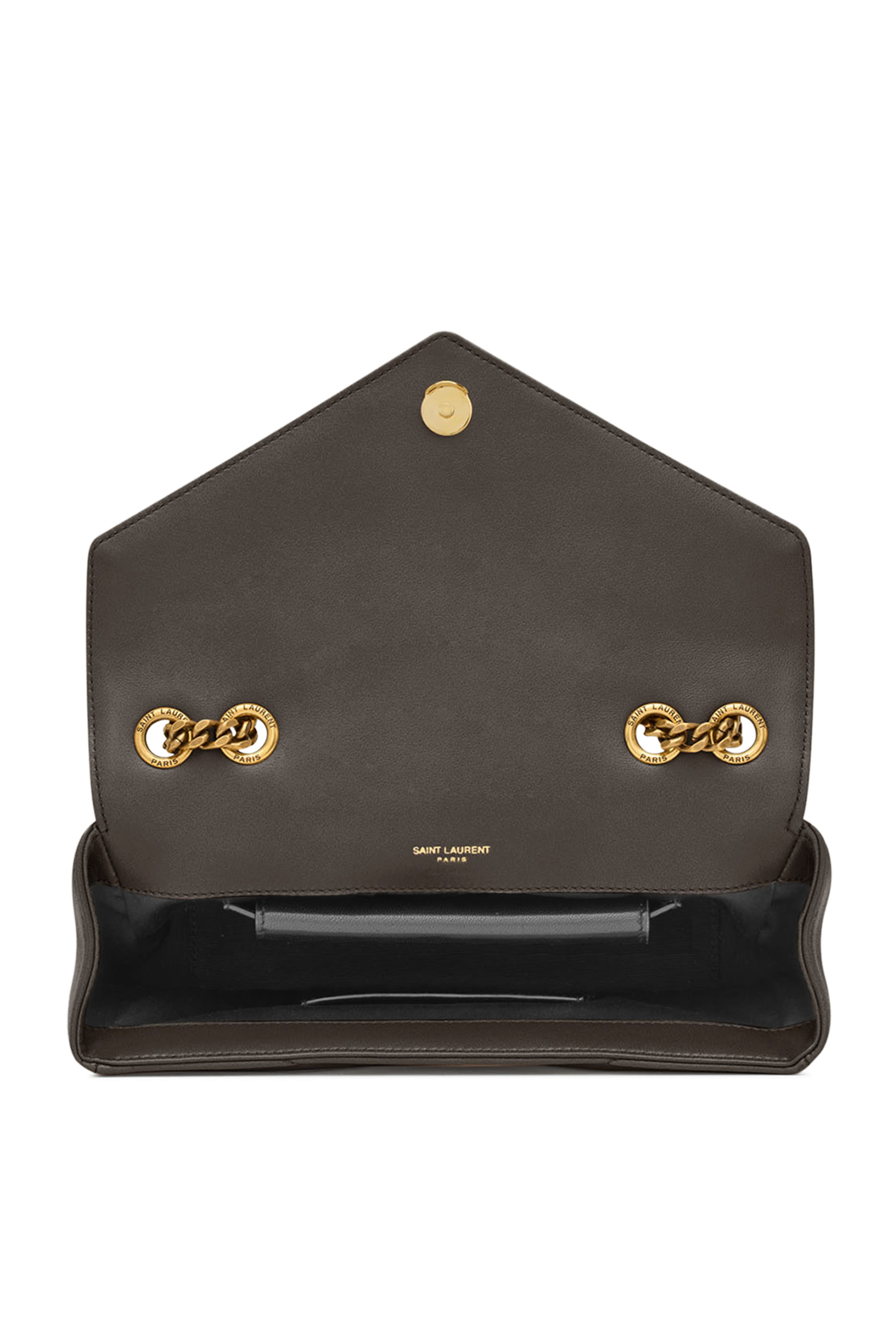 حقيبة يد لولو صغيرة جلد حمل مبطن