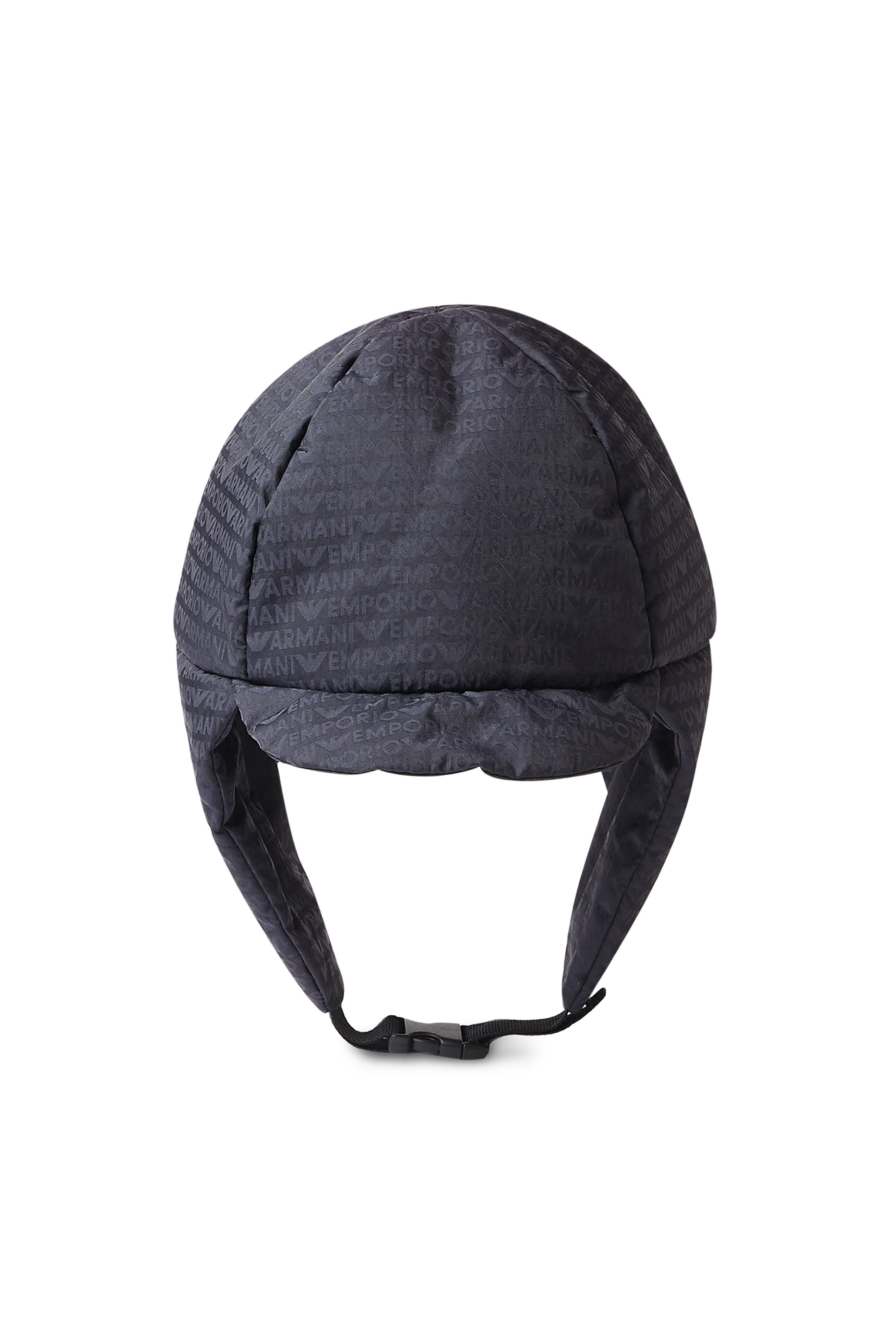 قبعة بأذنين ونقشة حروف شعار الماركة للأطفال