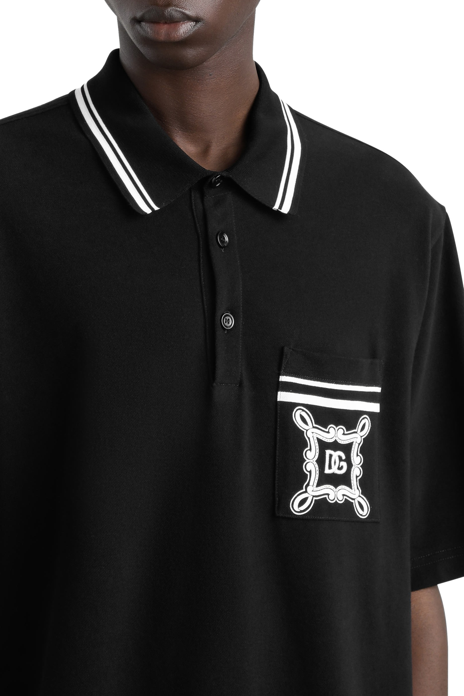 قميص بولو بطبعة باندانا قطن