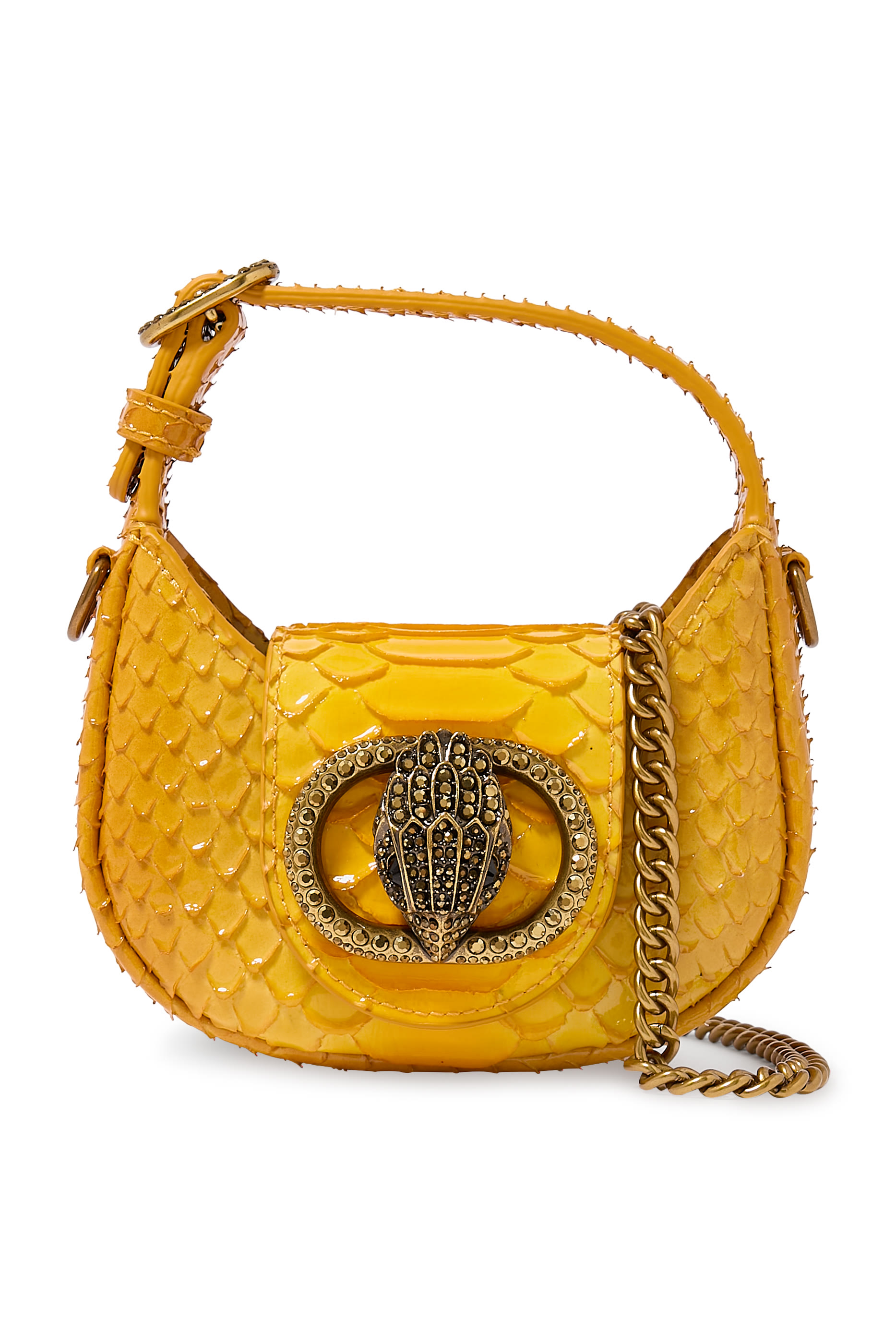 Micro Chelsea Hobo Snake Print Bag