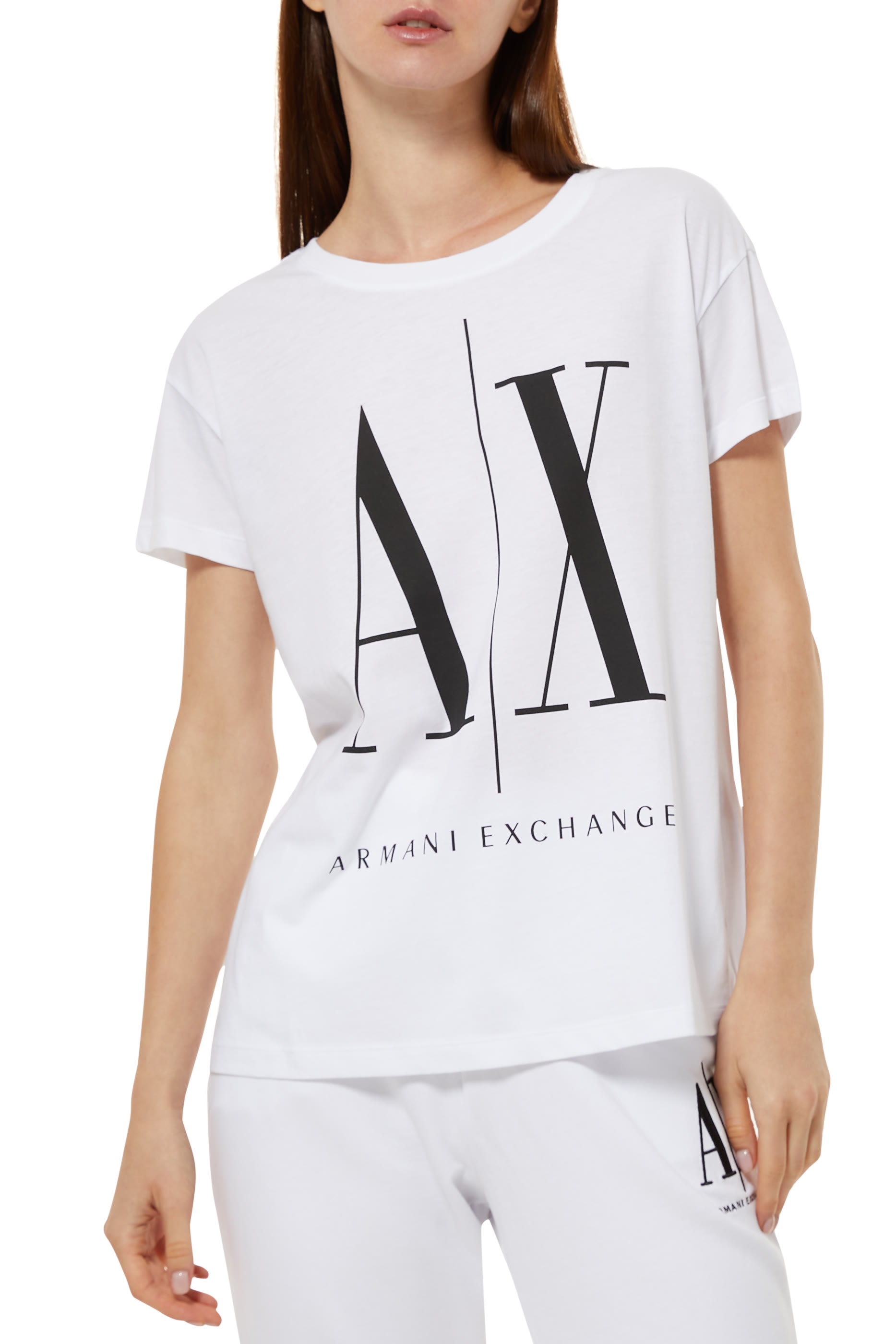 تي شيرت قطن بشعار الماركة