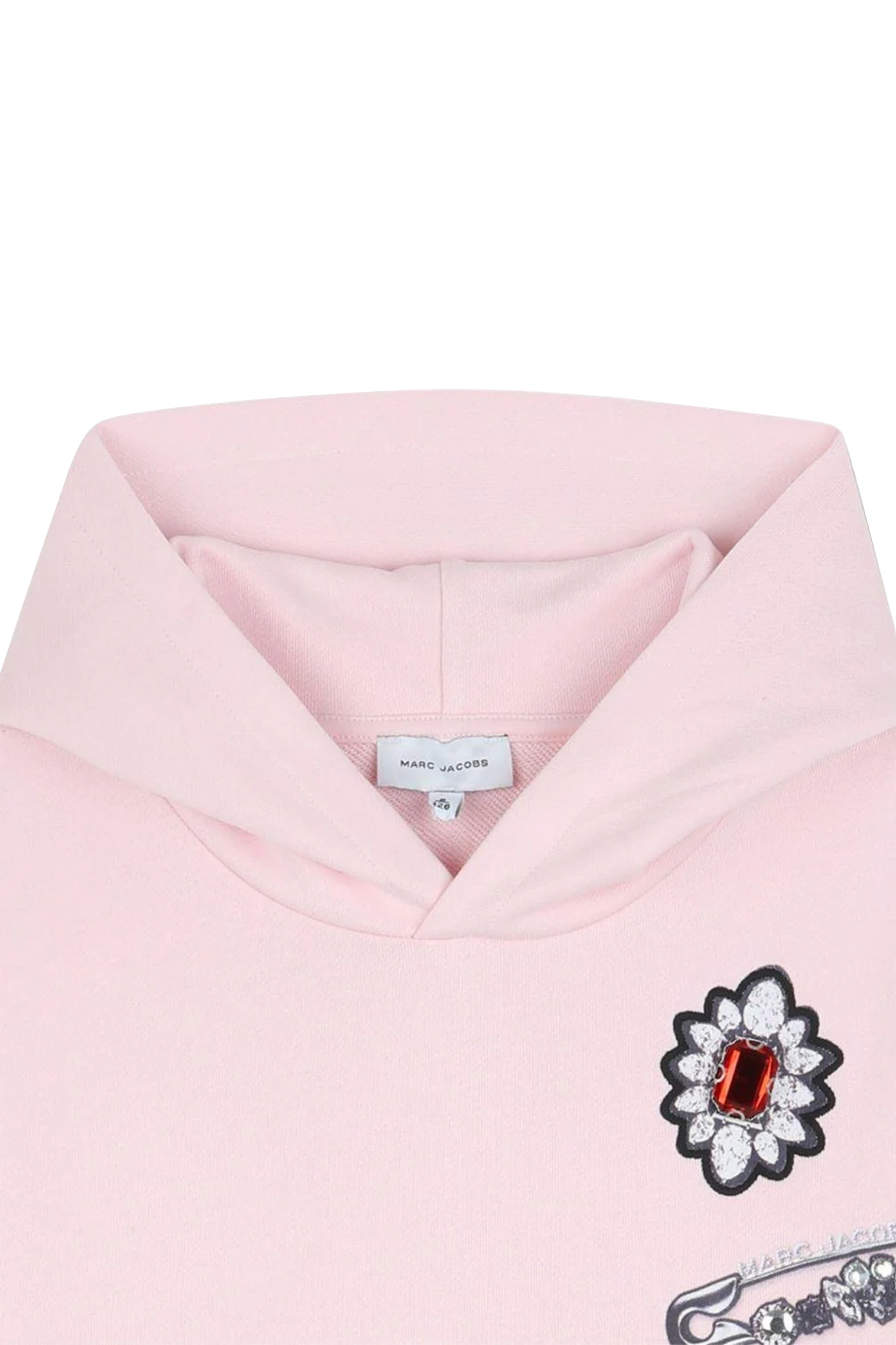 سويت شيرت بغطاء رأس وشعار الماركة للأطفال