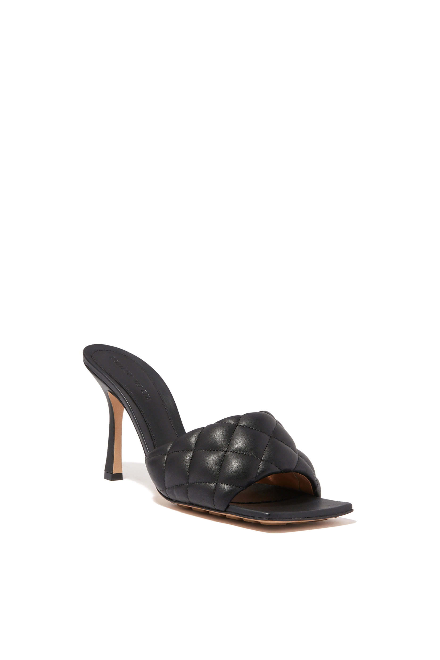 Quilted Leather Mules