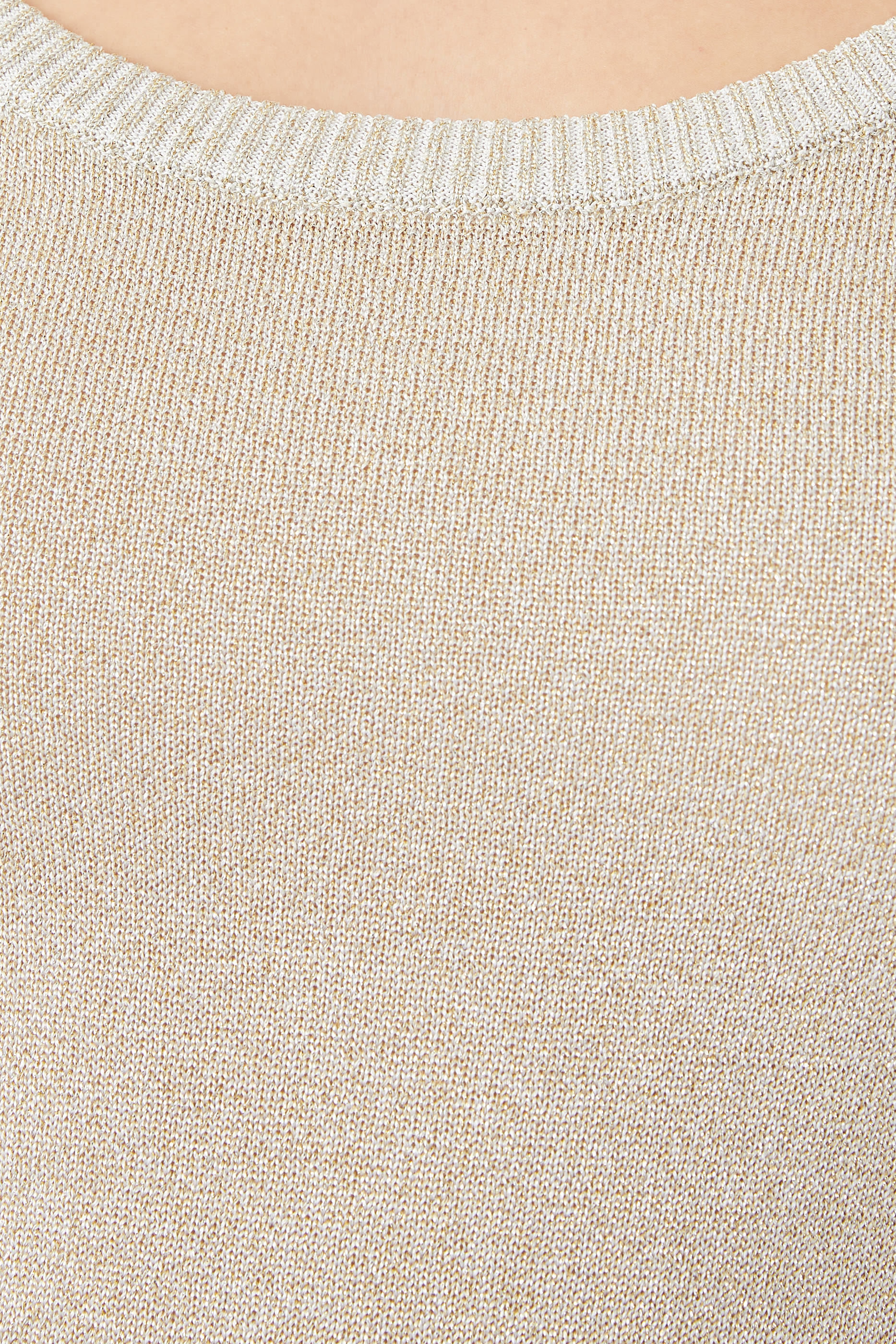 بلوزة بلا أكمام غليتر وفيسكوز