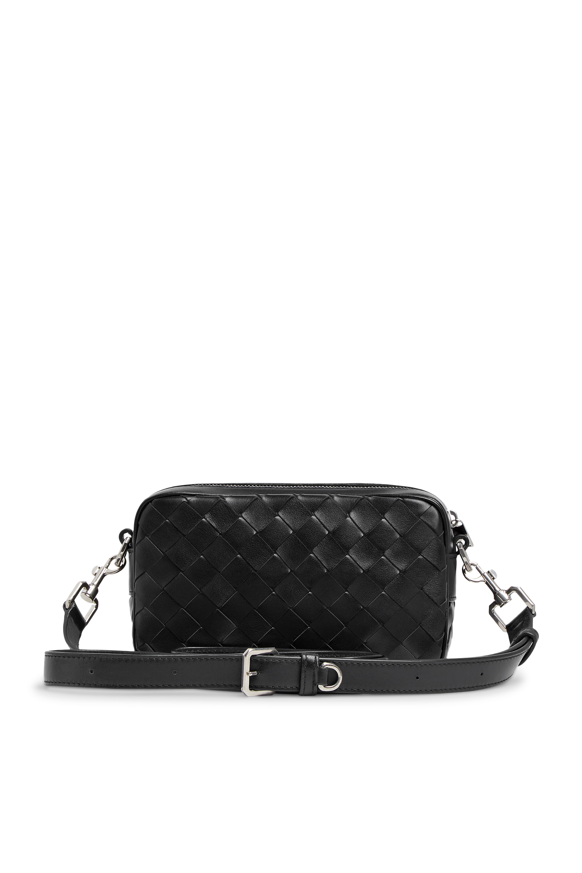 حقيبة كاميرا صغيرة بتصميم مجدول