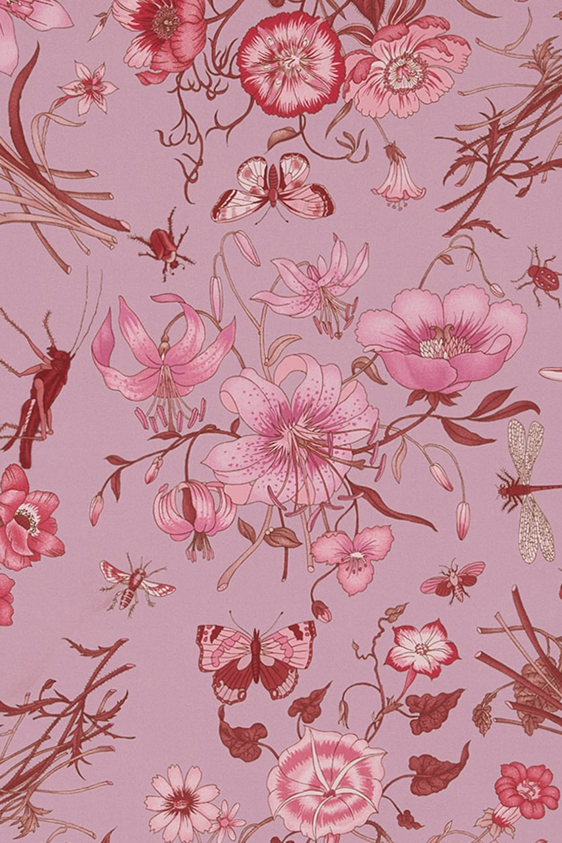 وشاح مربع بطبعات حرير