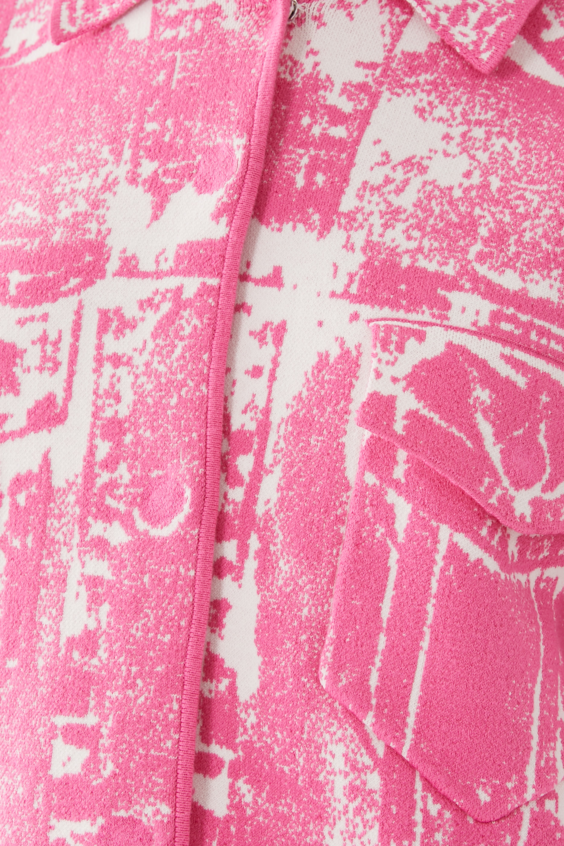 جاكيت هانا بقصة واسعة ونقشة دنيم