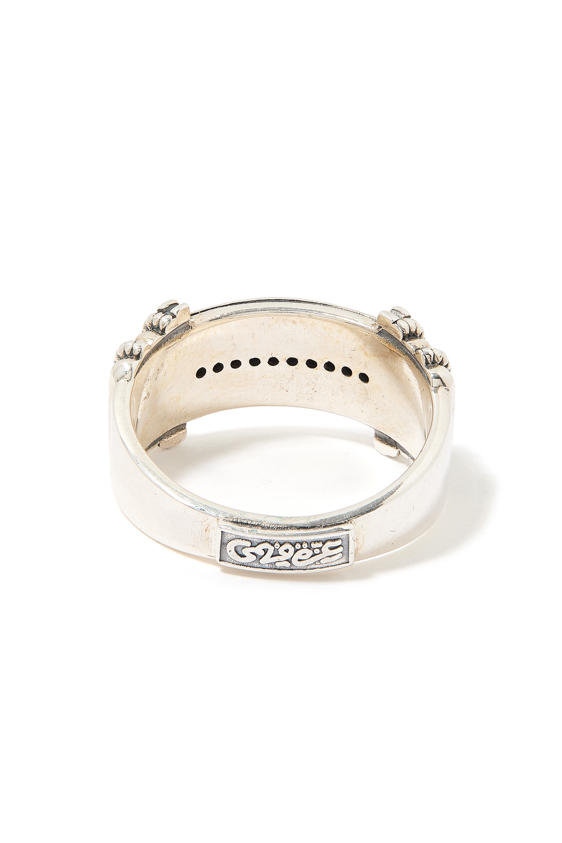 خاتم بعبارة عن الأمل مزين باللازورد، فضة إسترلينية