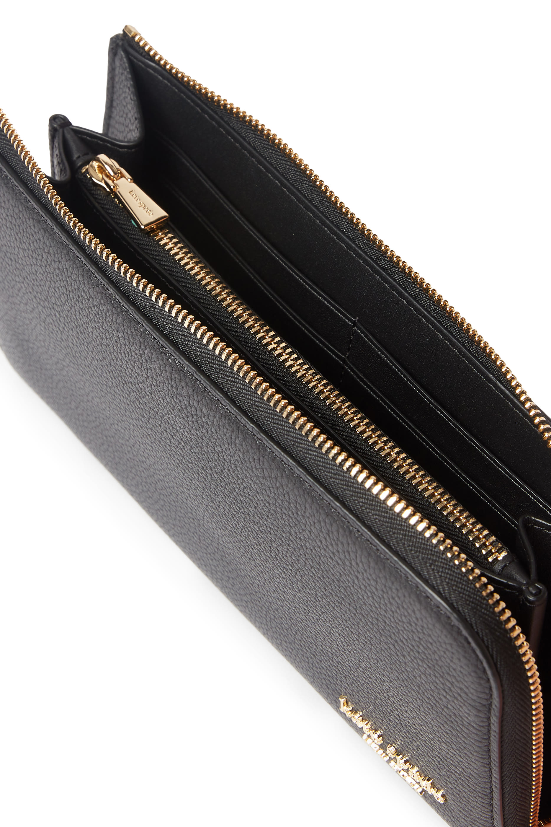 محفظة ديفين بسحاب جلد بارز الملمس