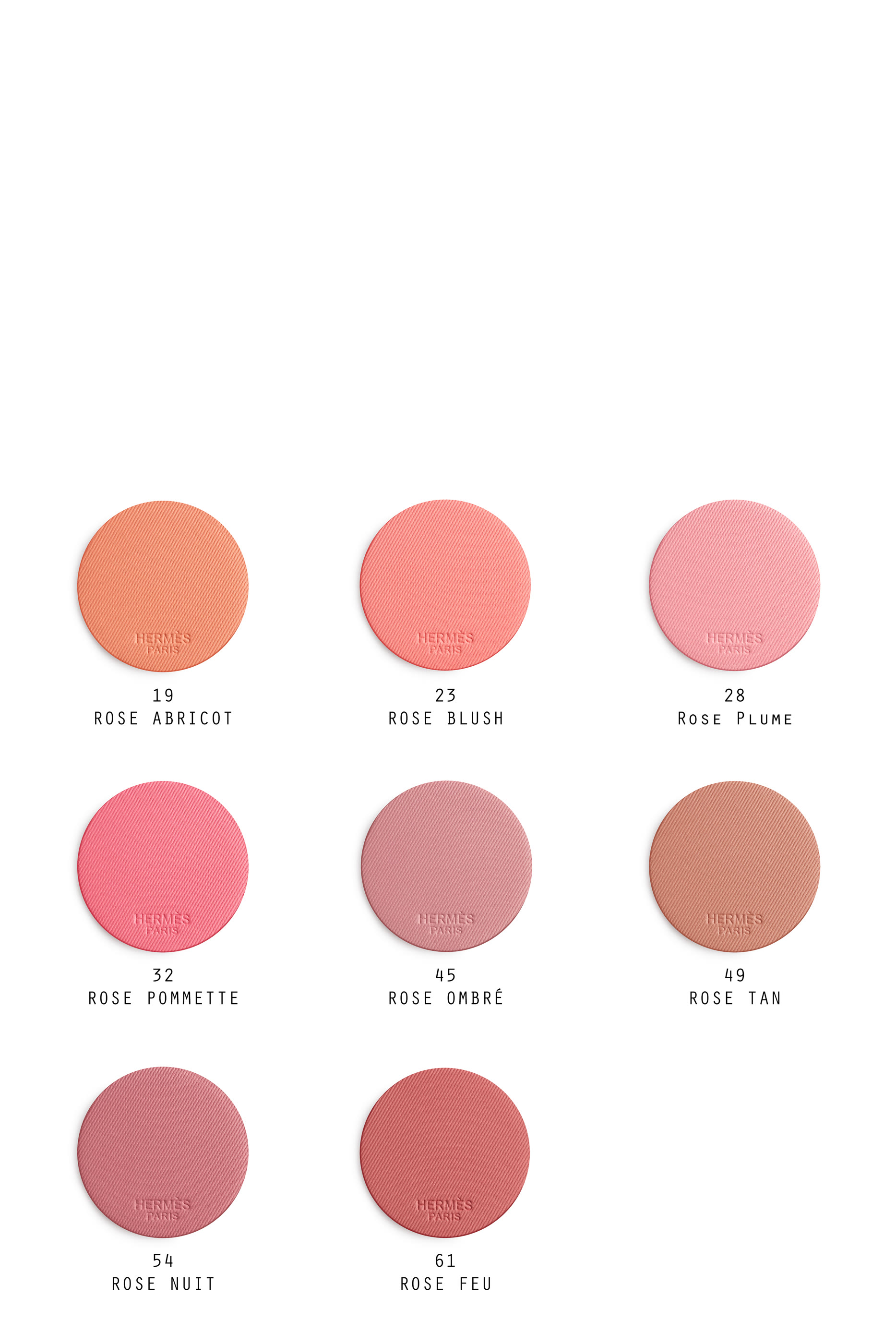 أحمر خدود بودرة Rose Hermès, Silky