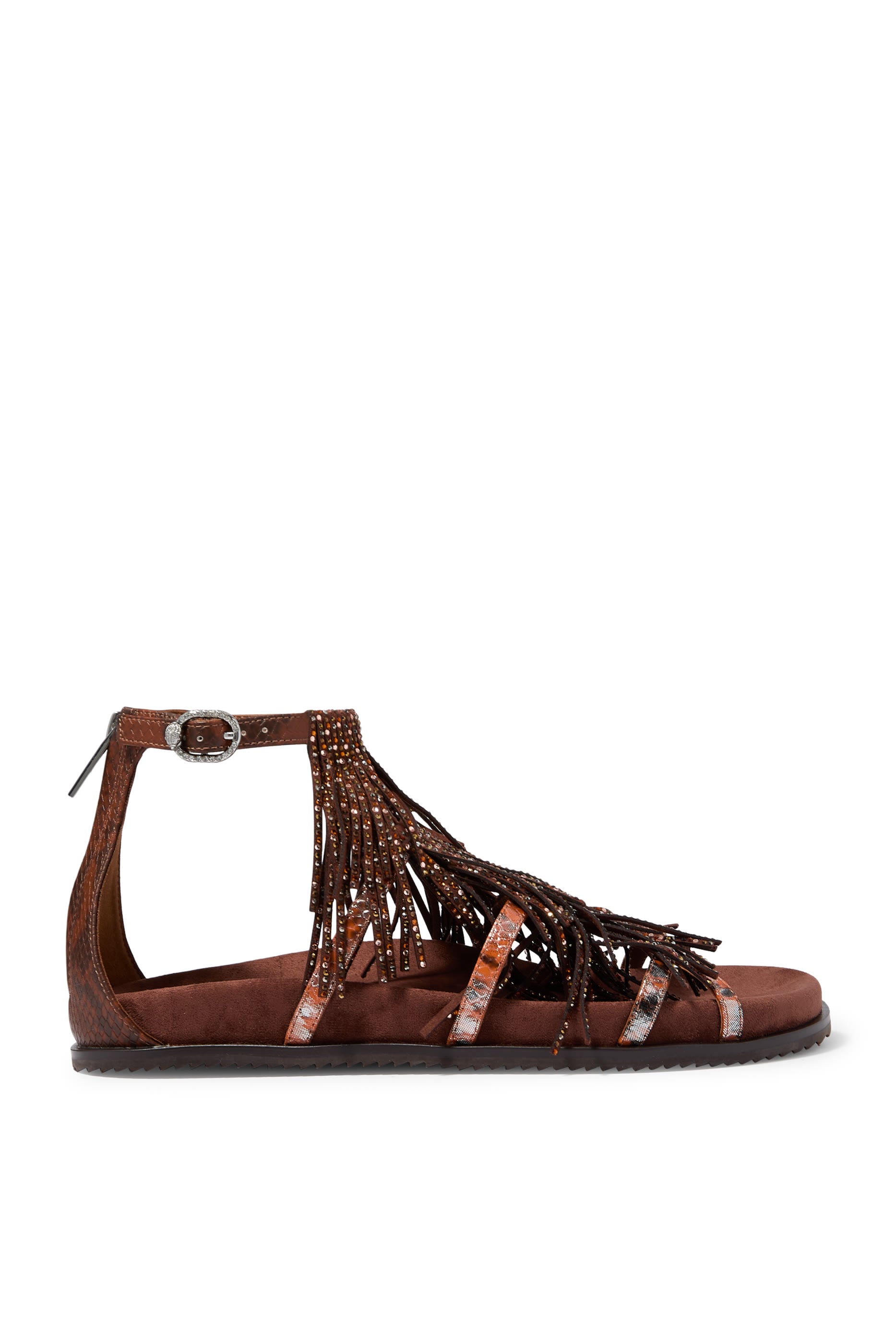 Fringe Flat Sandals
