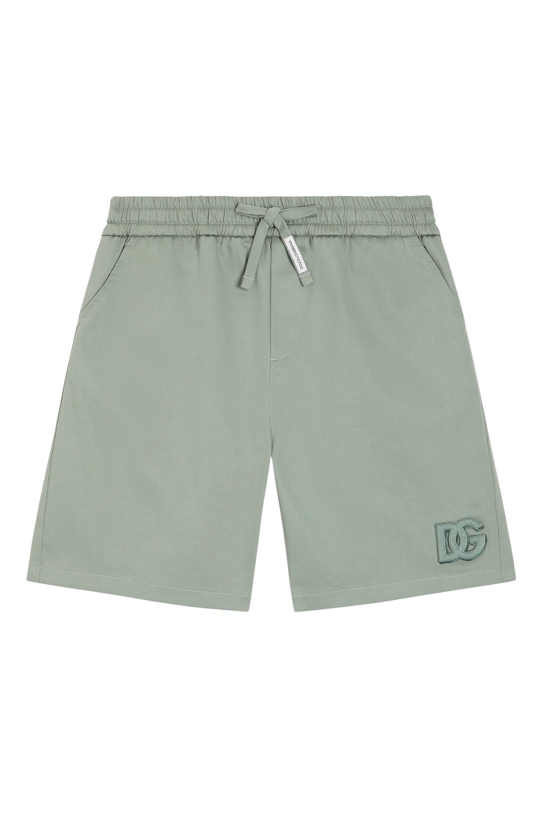 شورت برمودا بشعار حرفي الماركة للأطفال