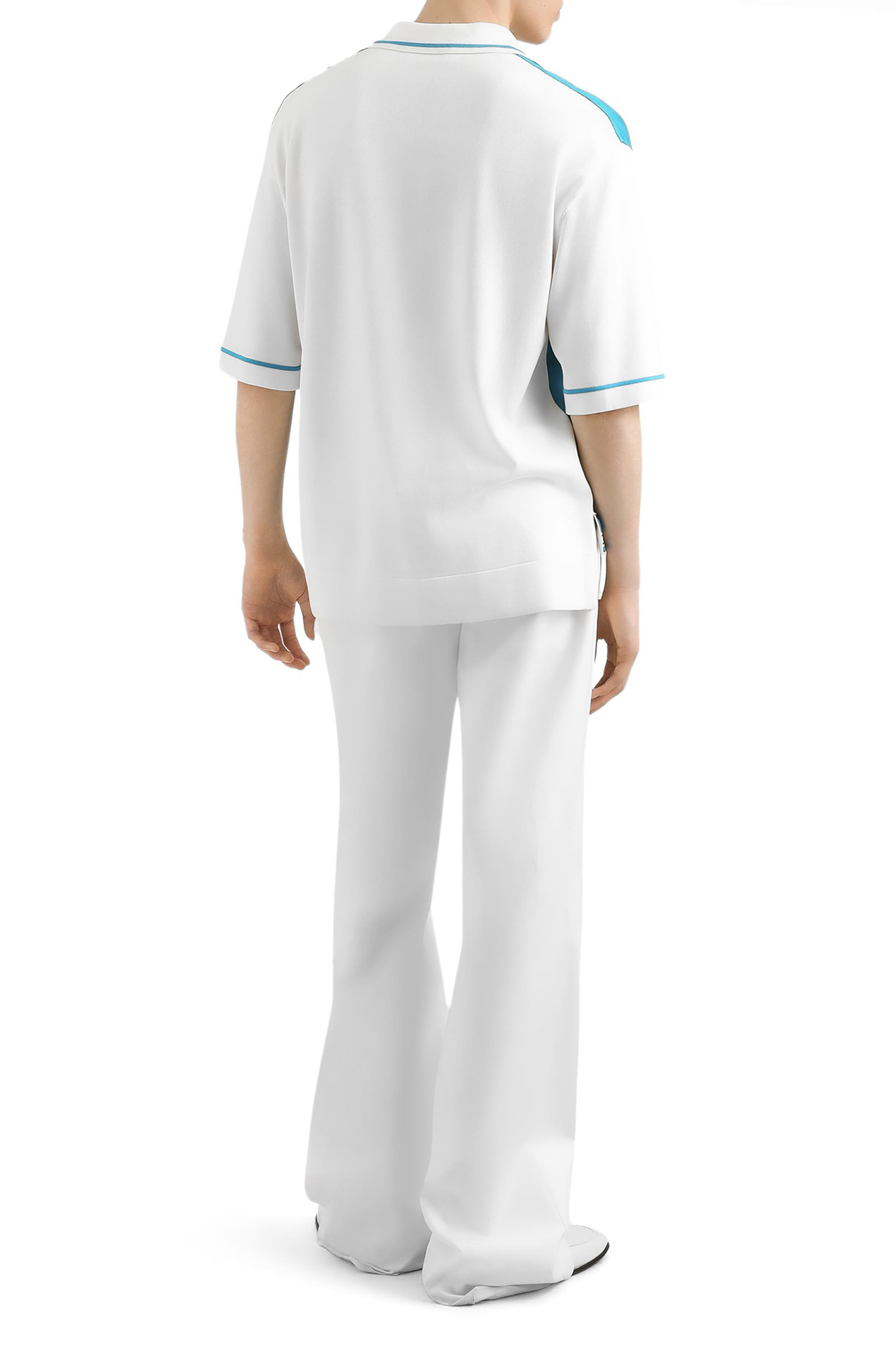 قميص بطبعة باندانا قطن وحرير