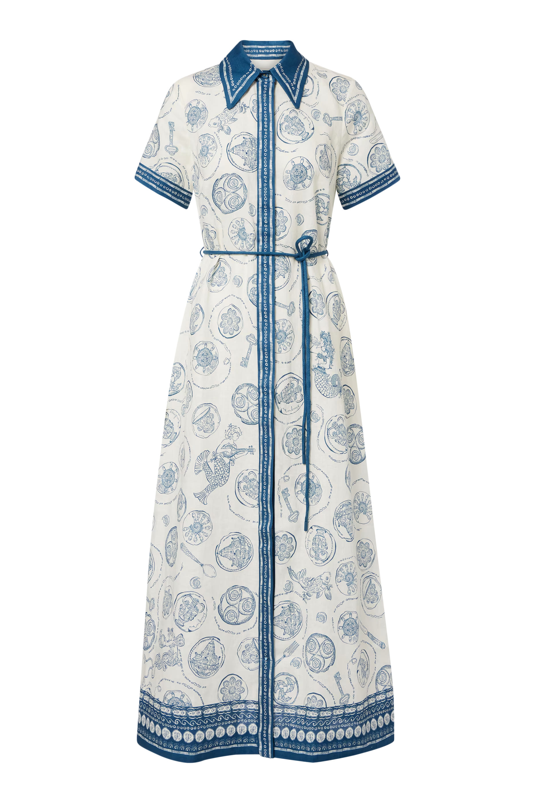 فستان لاكي بنمط قميص