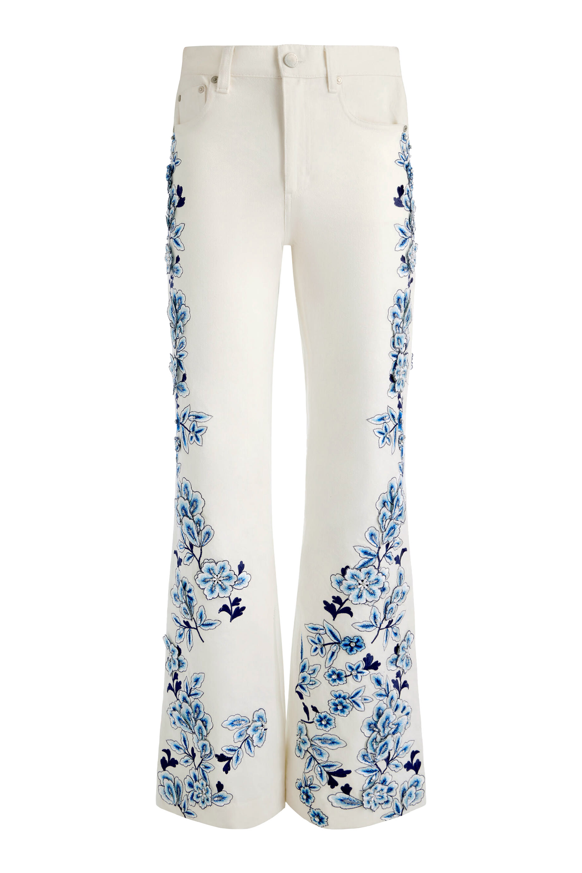 بنطال جينز ويزي مطرز