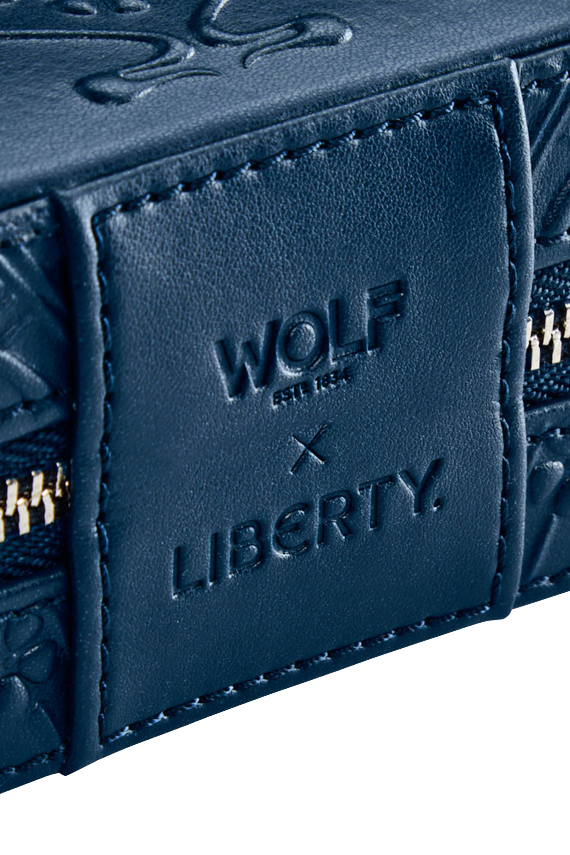 حافظة مجوهرات ليبرتي بسحاب للسفر، مقاس صغير