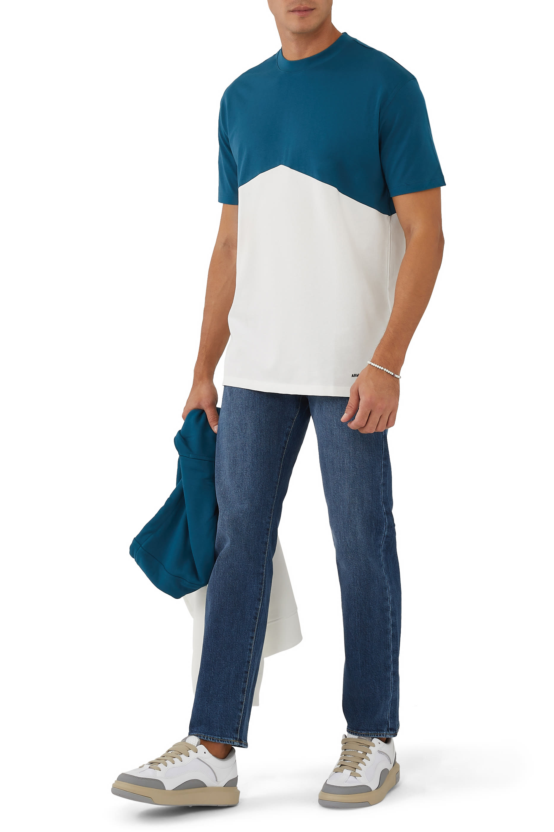 بنطال جينز جي 15 بقصة ساق مستقيمة