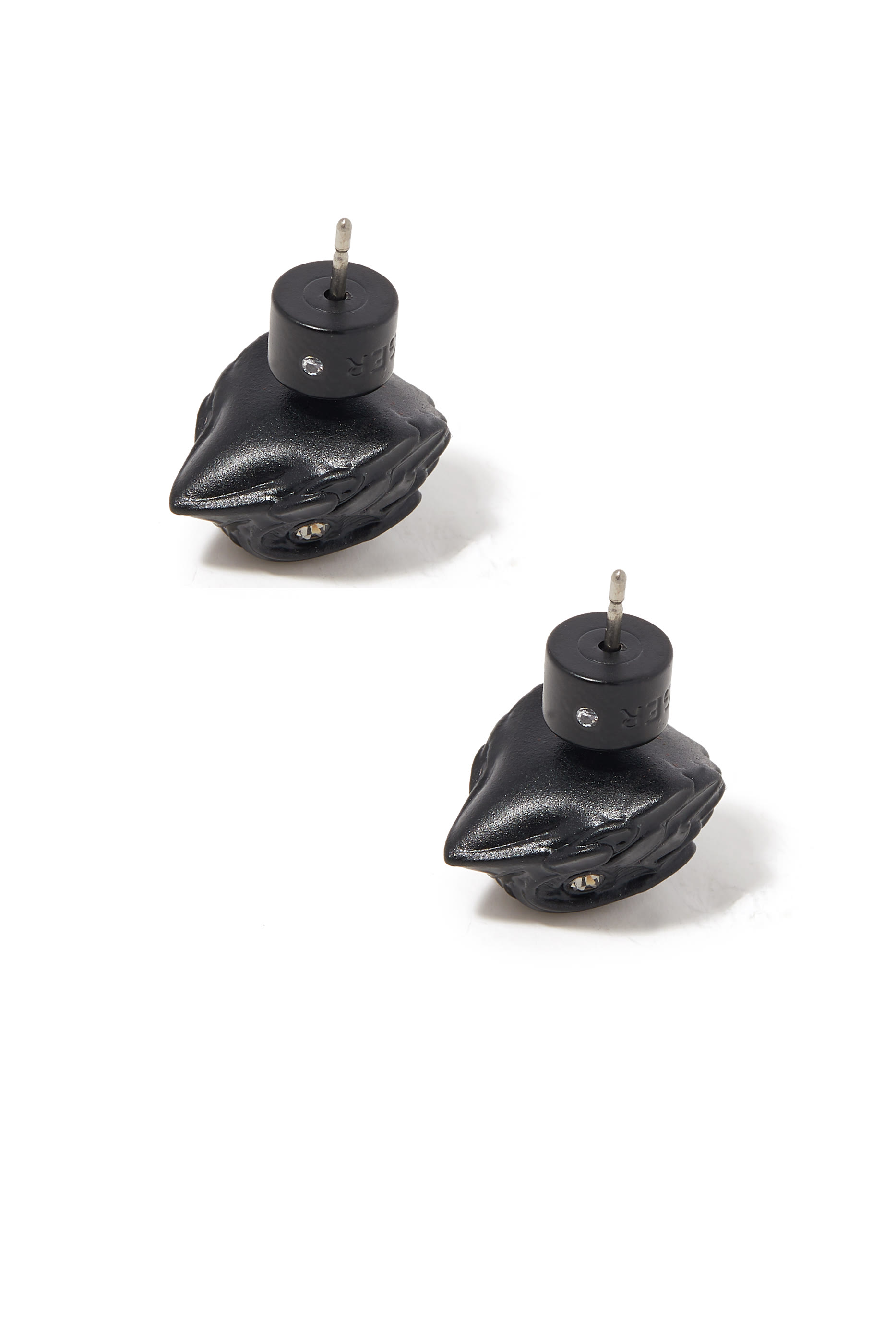 أقراط بتصميم رأس نسر مزينة بالمينا