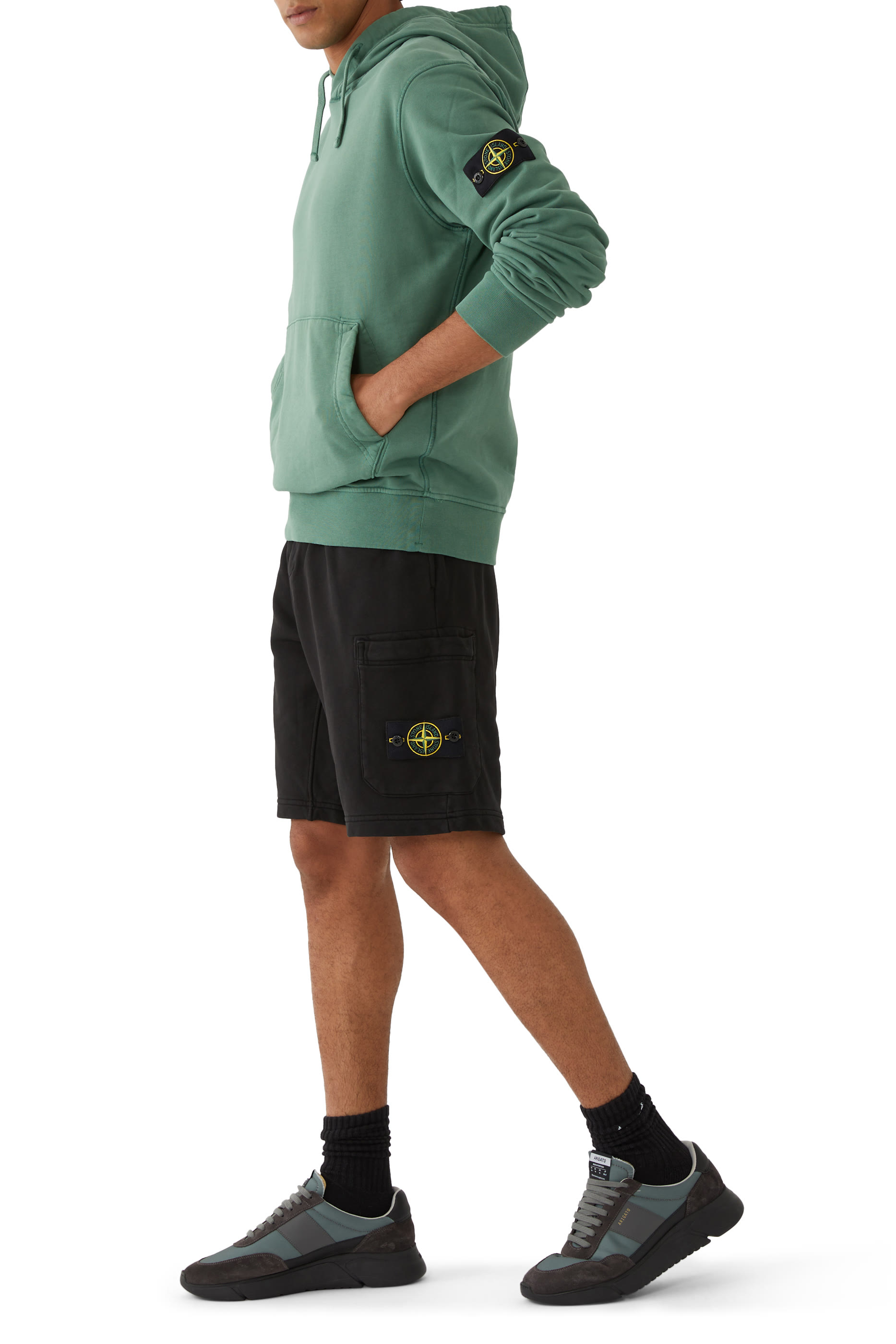 هودي قطن برقعة شعار الماركة