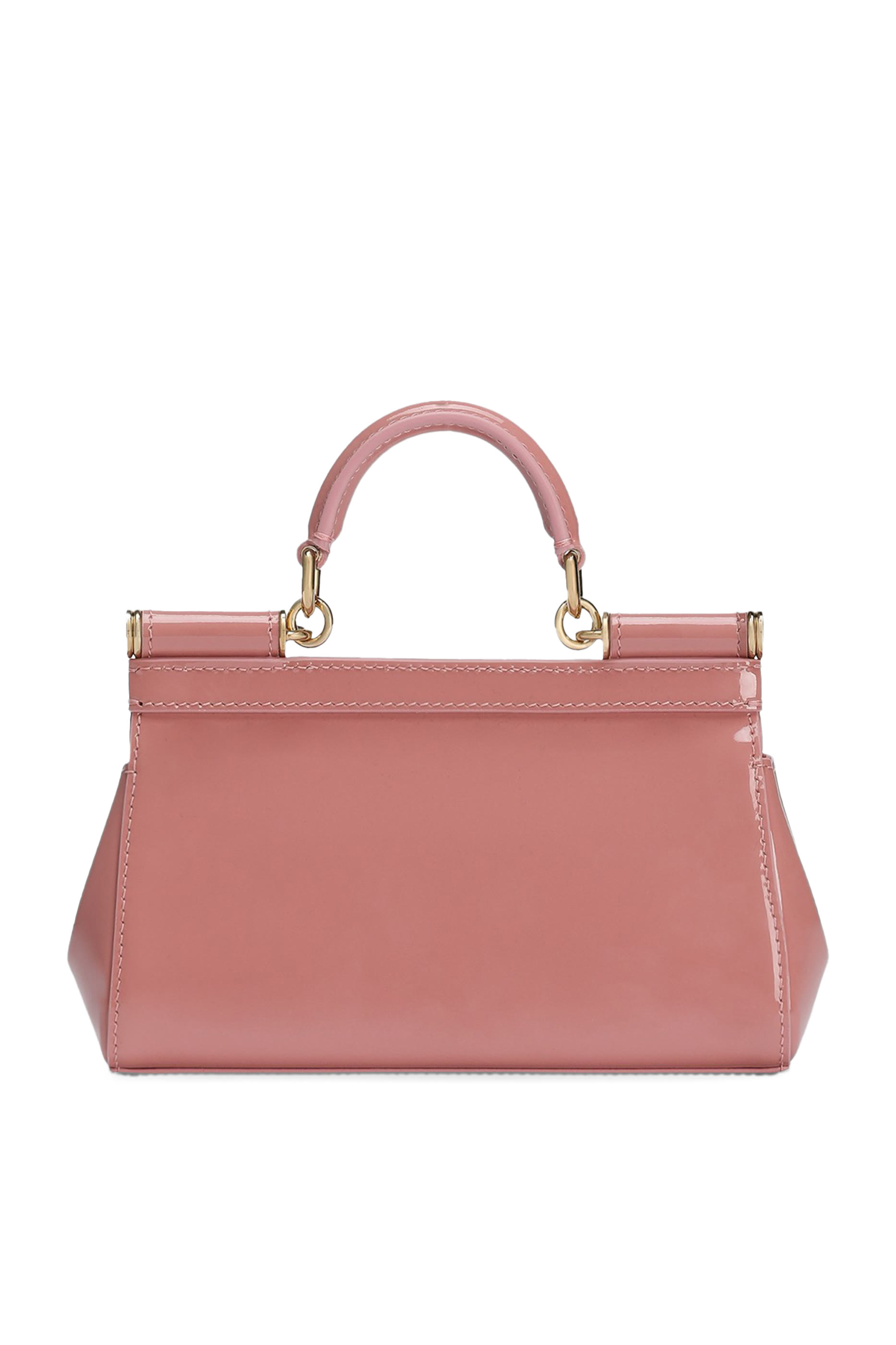 حقيبة يد سيسلي صغيرة جلد عجل لامع