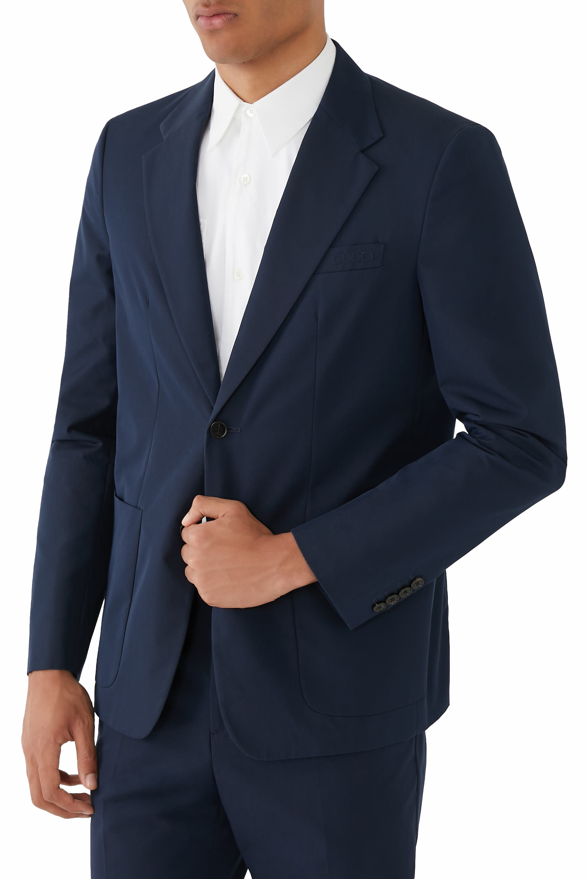 جاكيت قطن تويل مزين