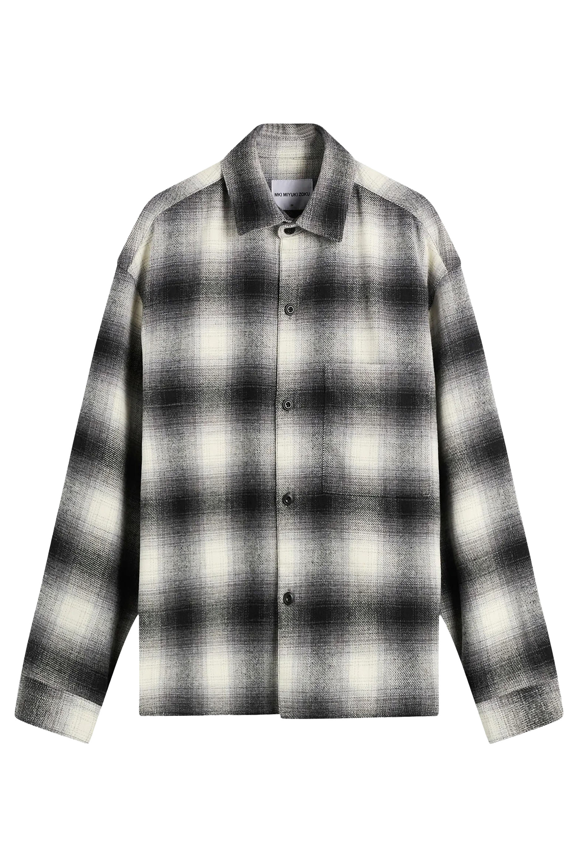 Mki Wool Check Box Shirt