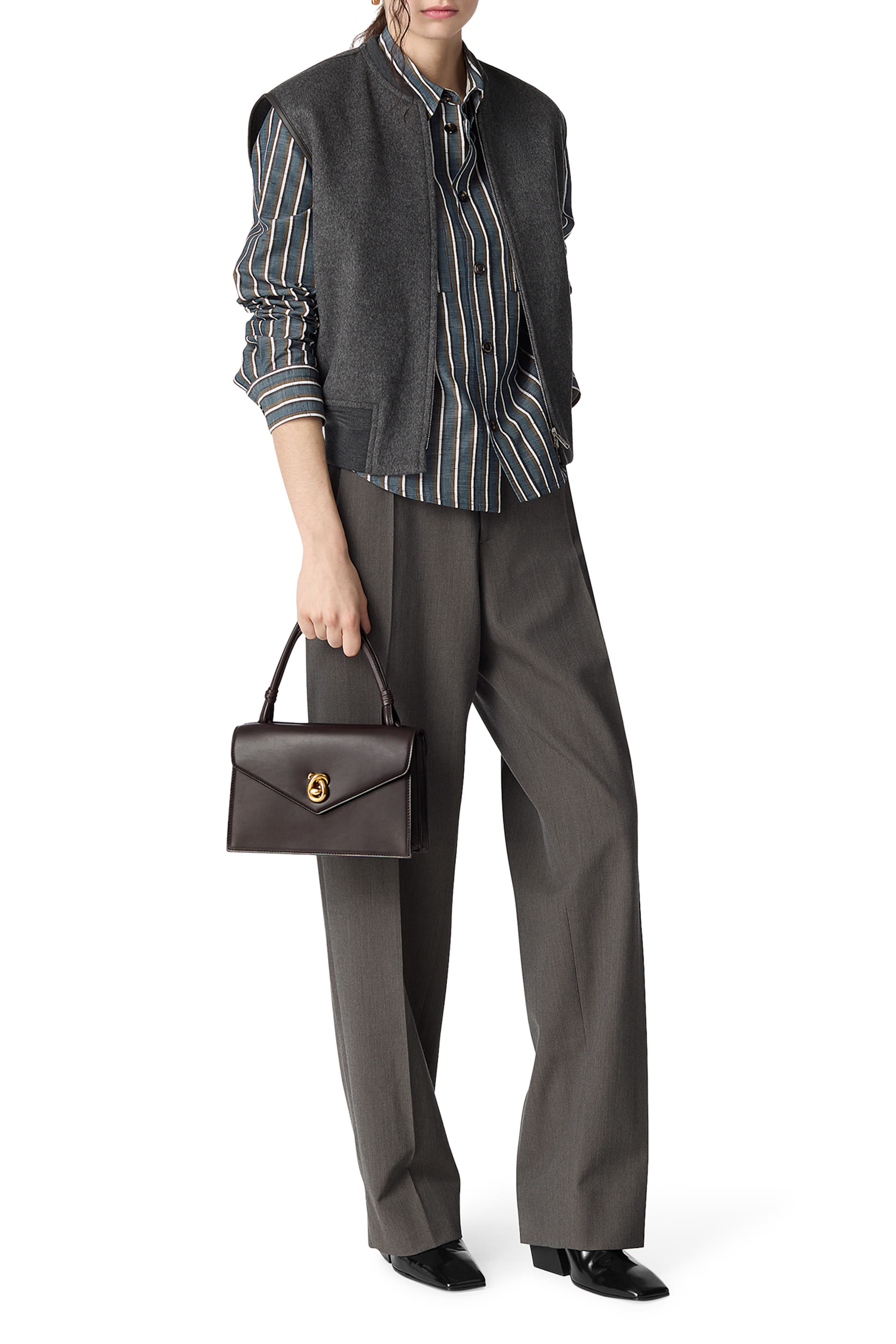 كلاتش بقفل بتصميم عقدة