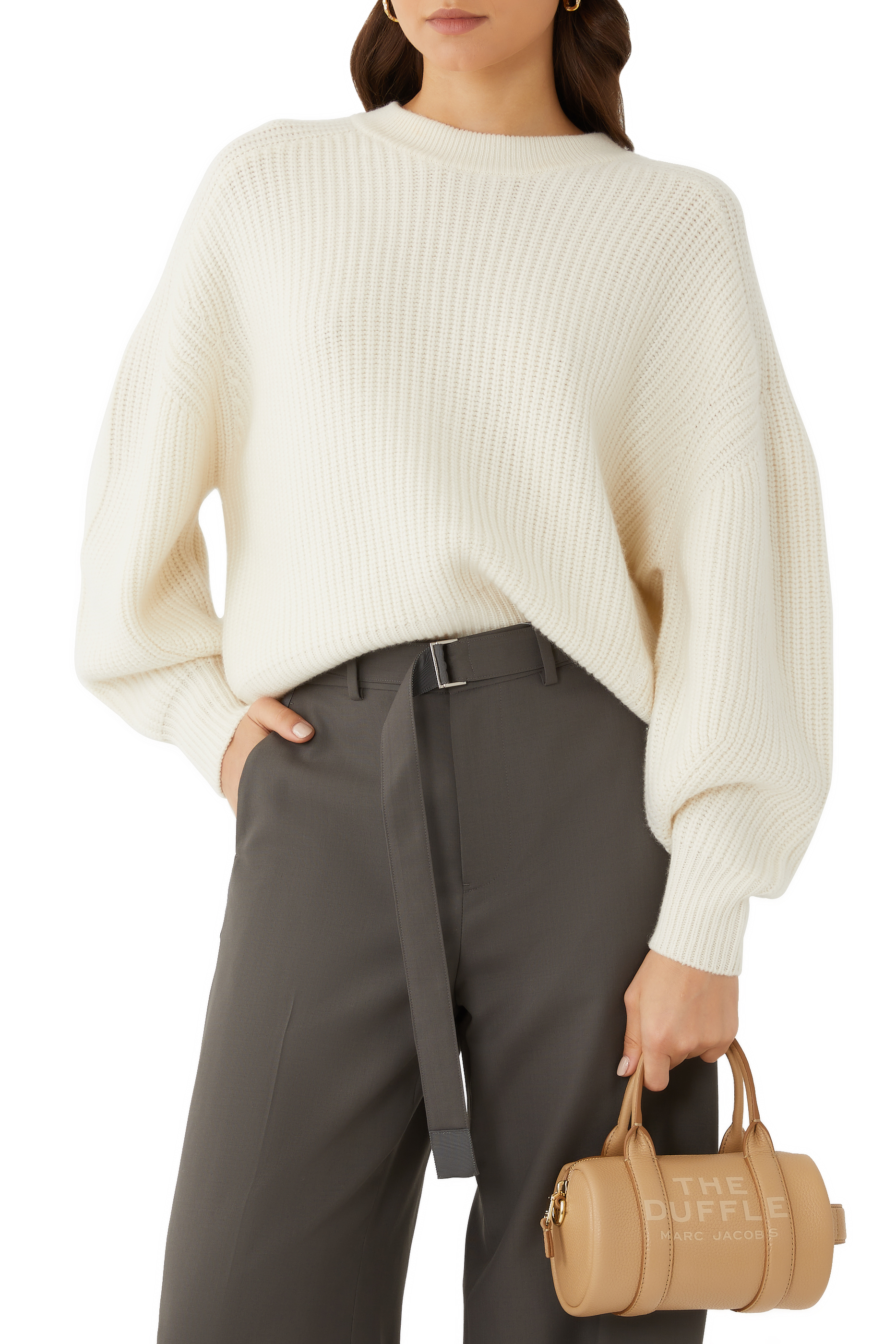 حقيبة دافل صغيرة جلد