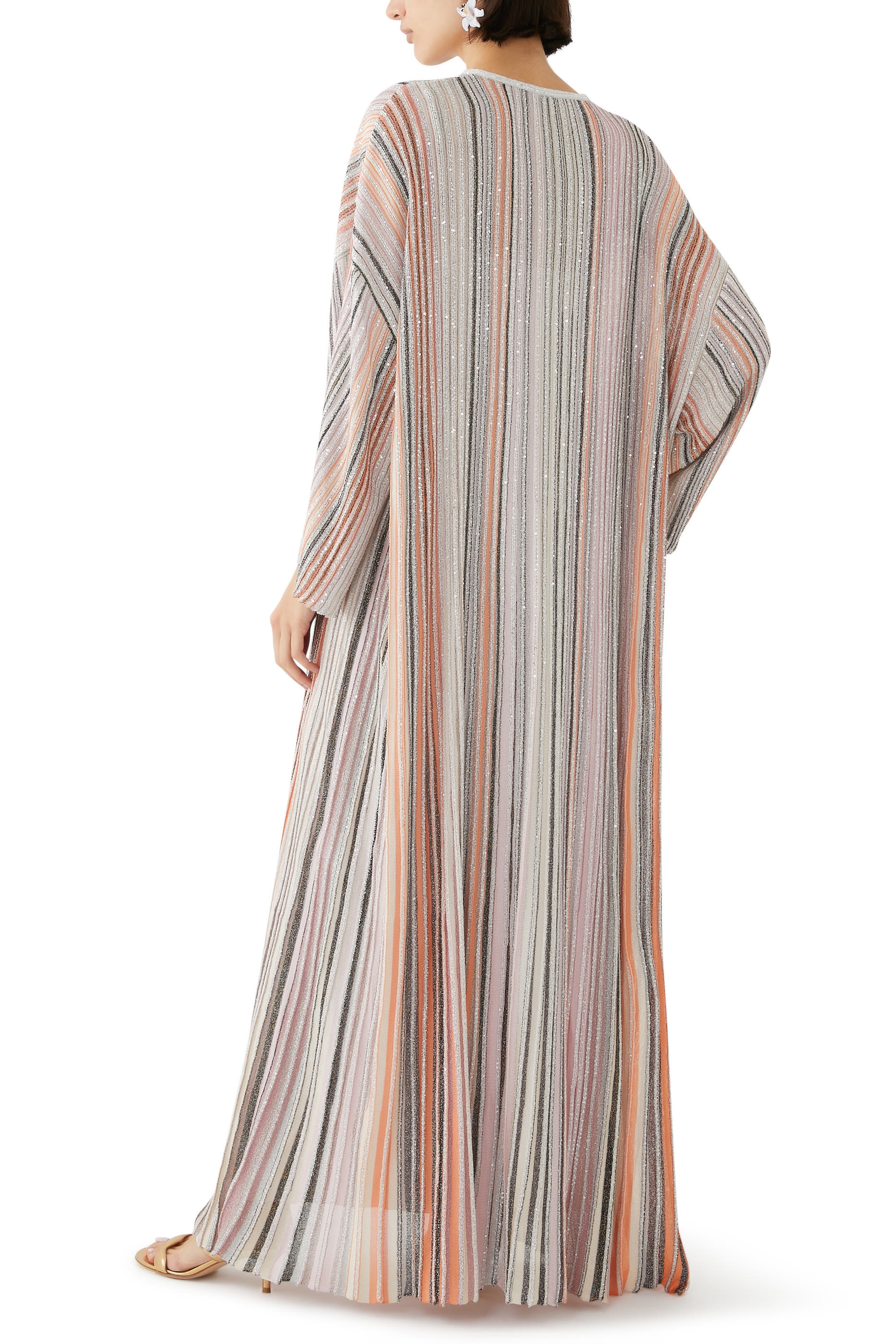 قفطان منسوج مزين بالترتر