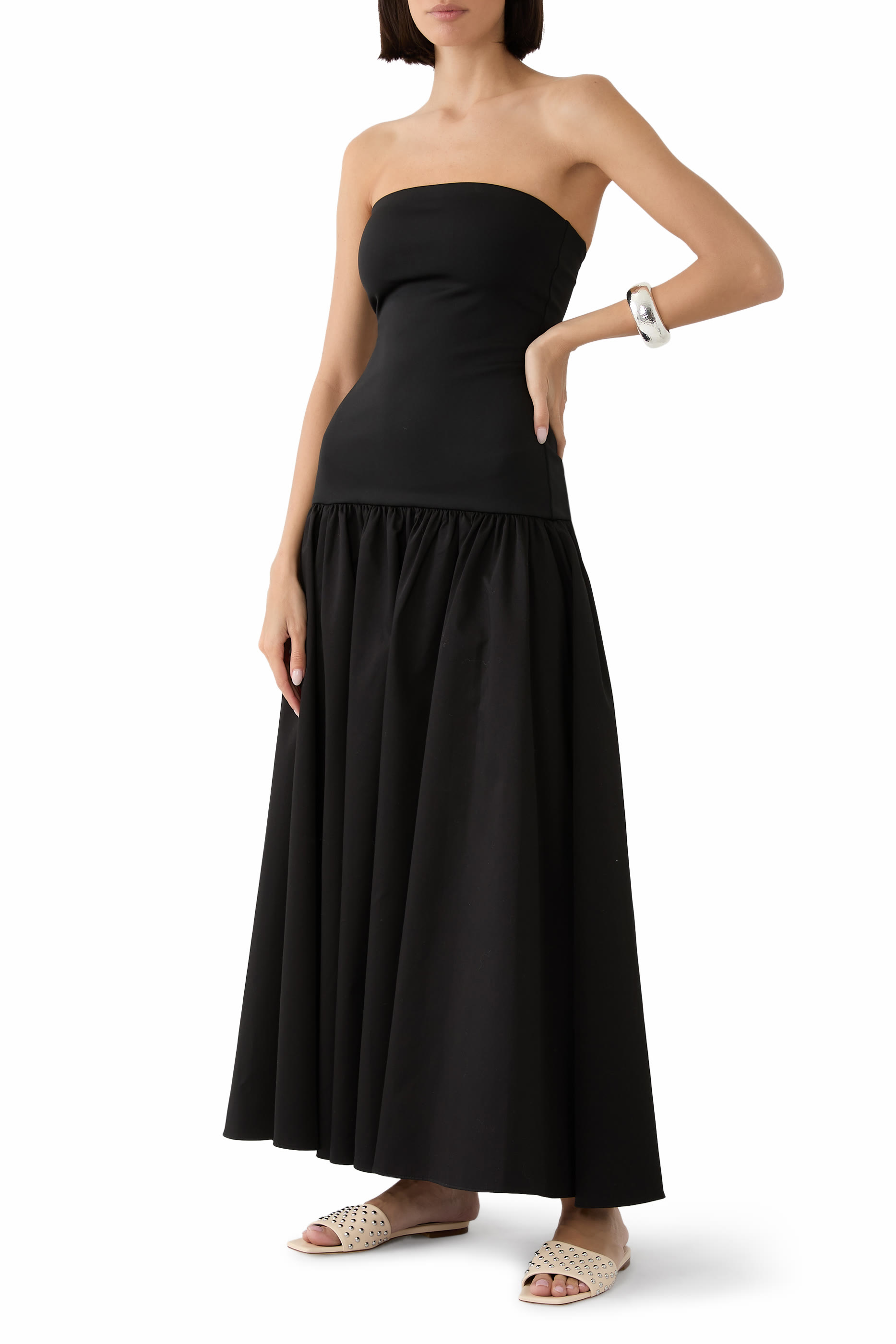 صندل آنا مرصع بأحجار جلد نابا