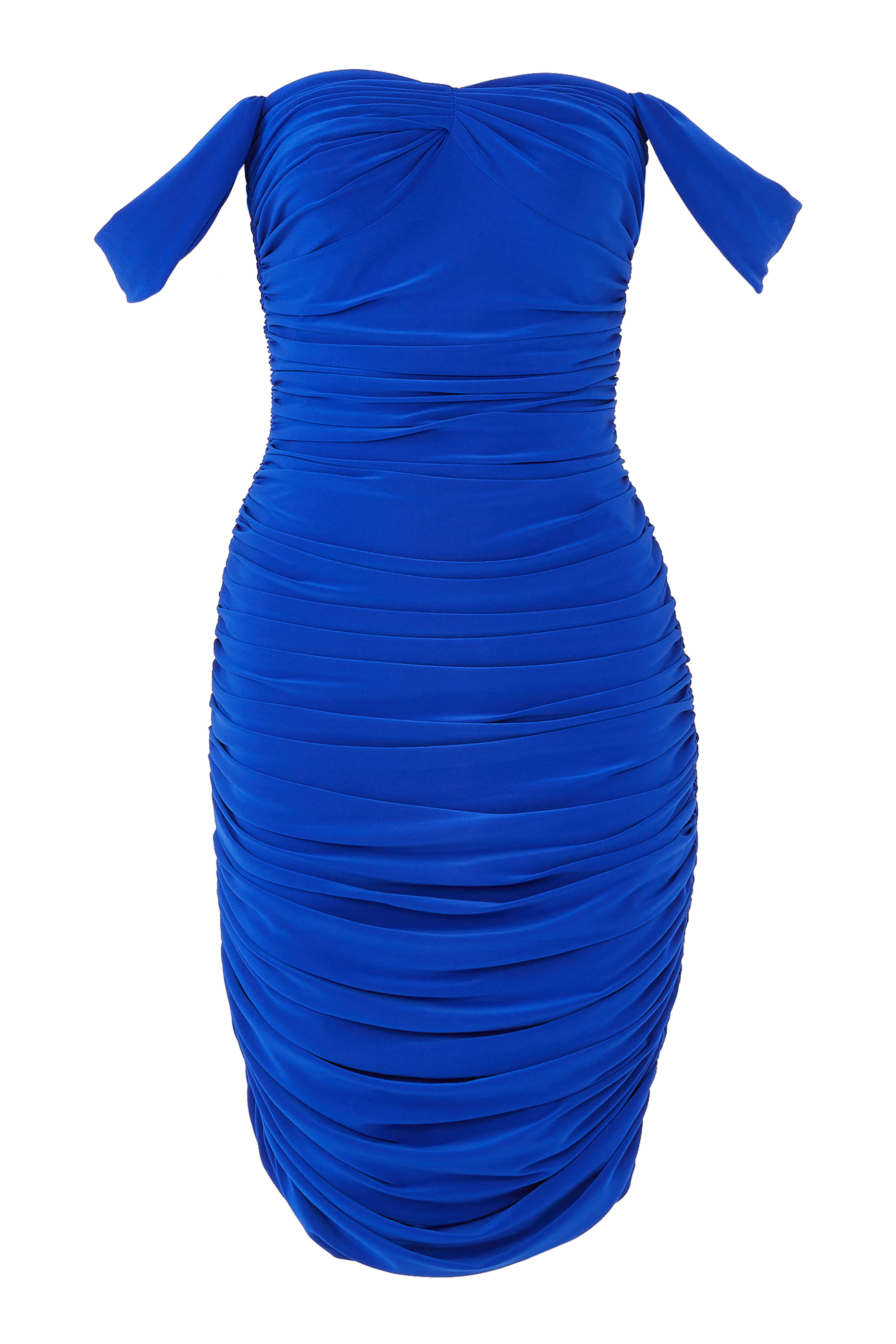 فستان والتر قصير بأكتاف مكشوفة