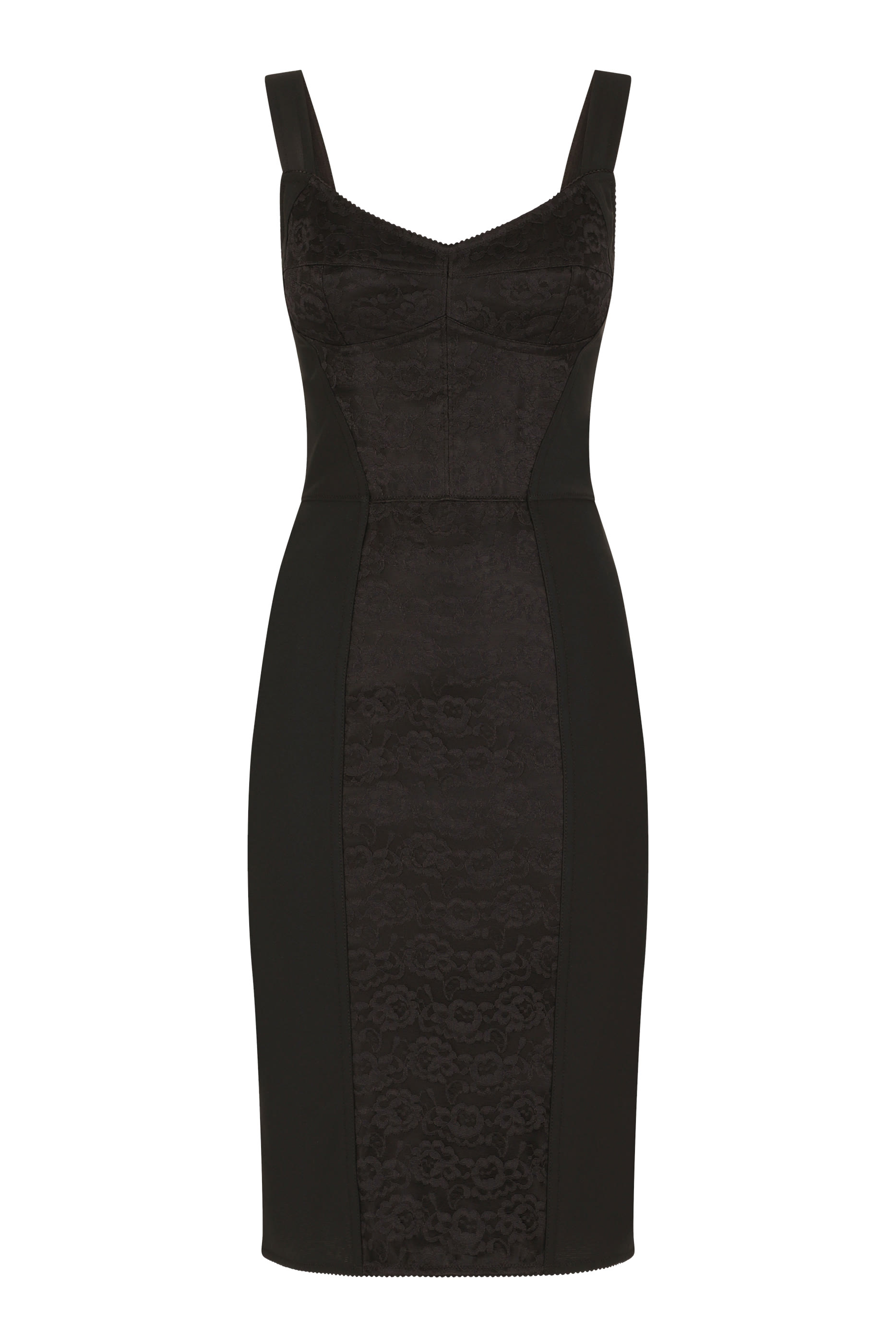 فستان متوسط الطول بتصميم كورسيه