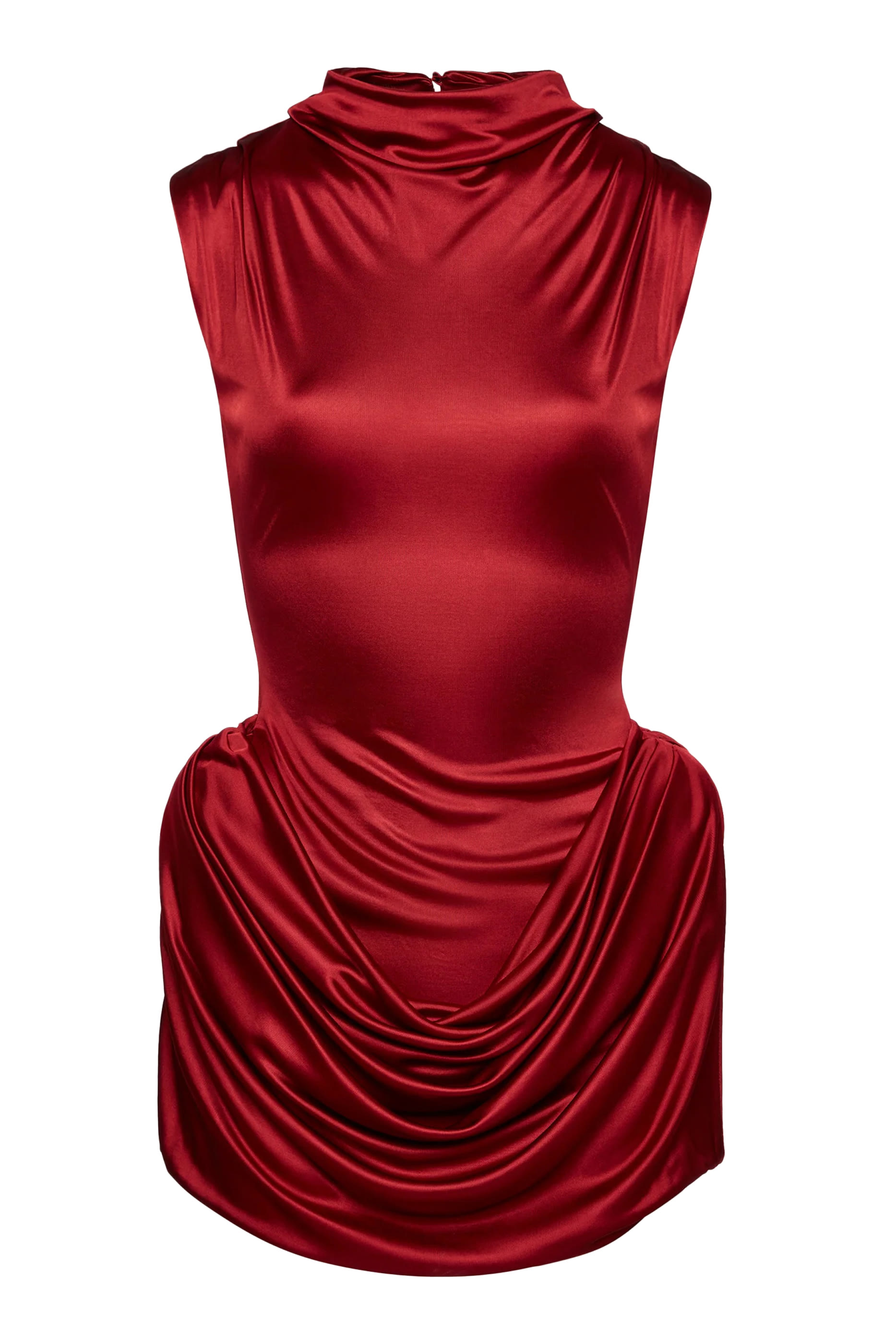 فستان قصير ببطانة على الأرداف