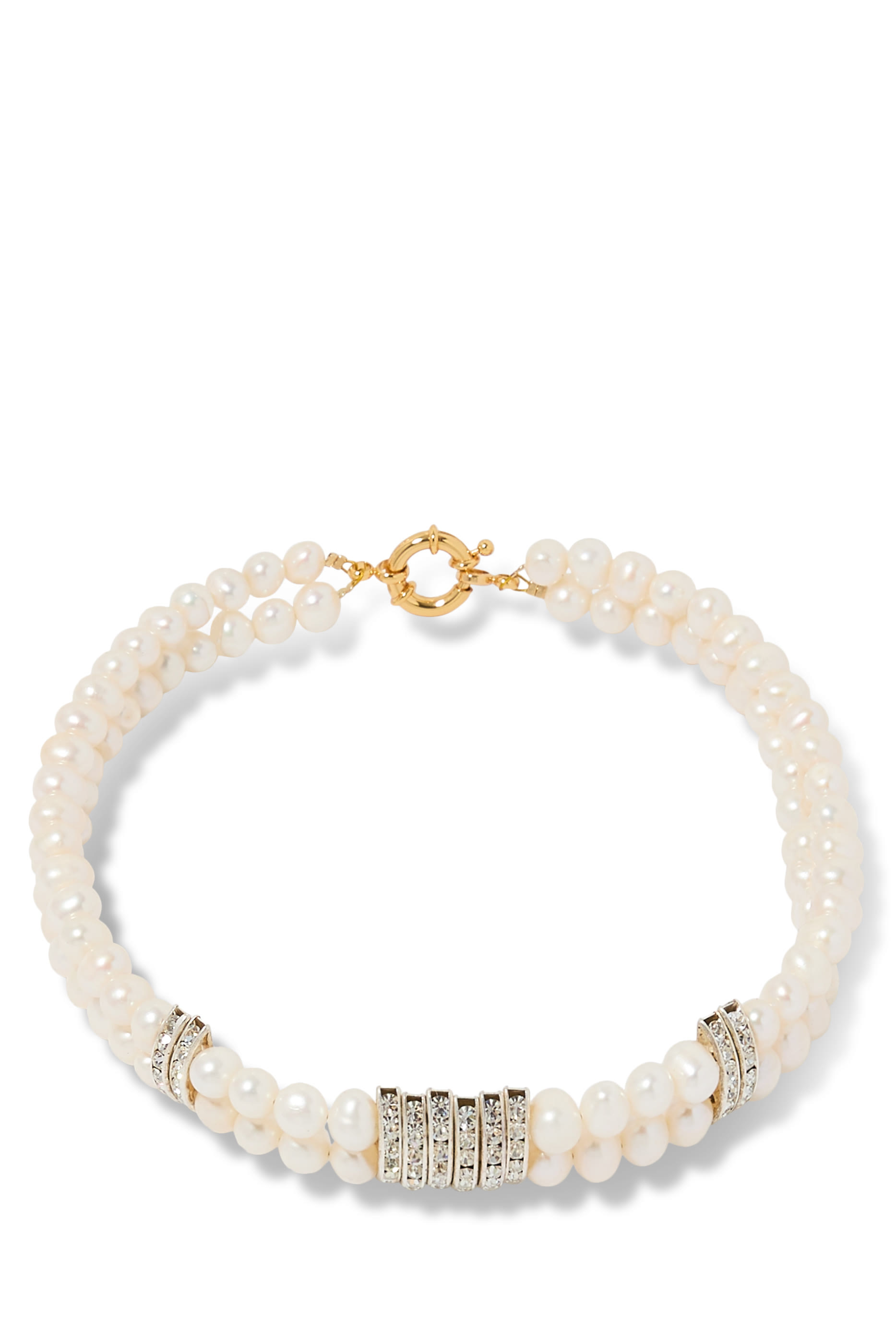 قلادة رقبة باللؤلؤ