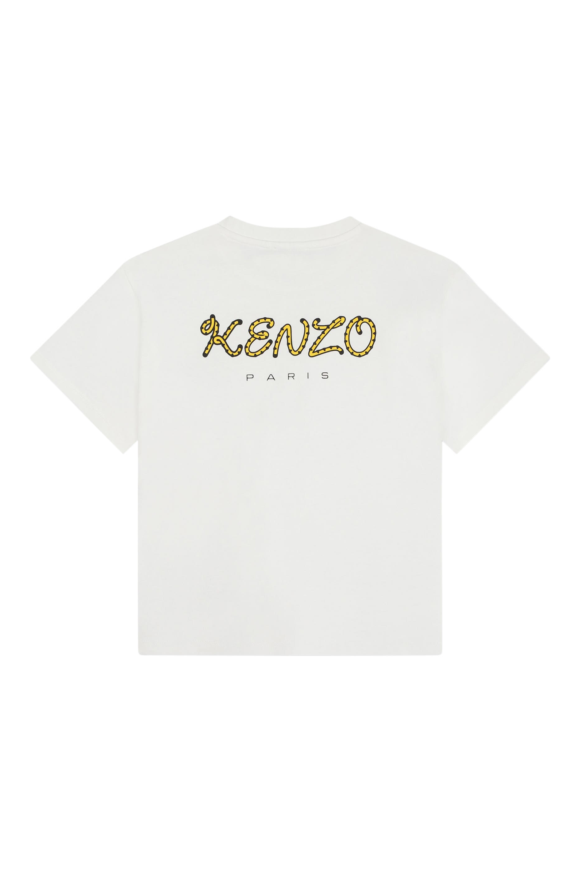 تيشيرت للأطفال بطبعات نمر وشعار الماركة