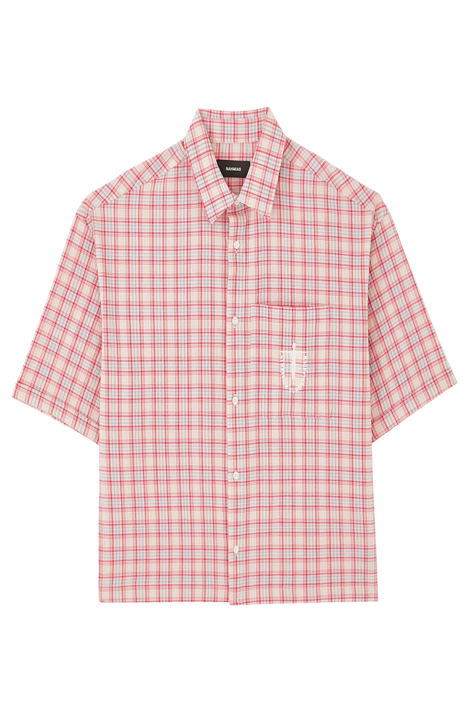 قميص سامرلاندوم قصير بنقشة مربعات