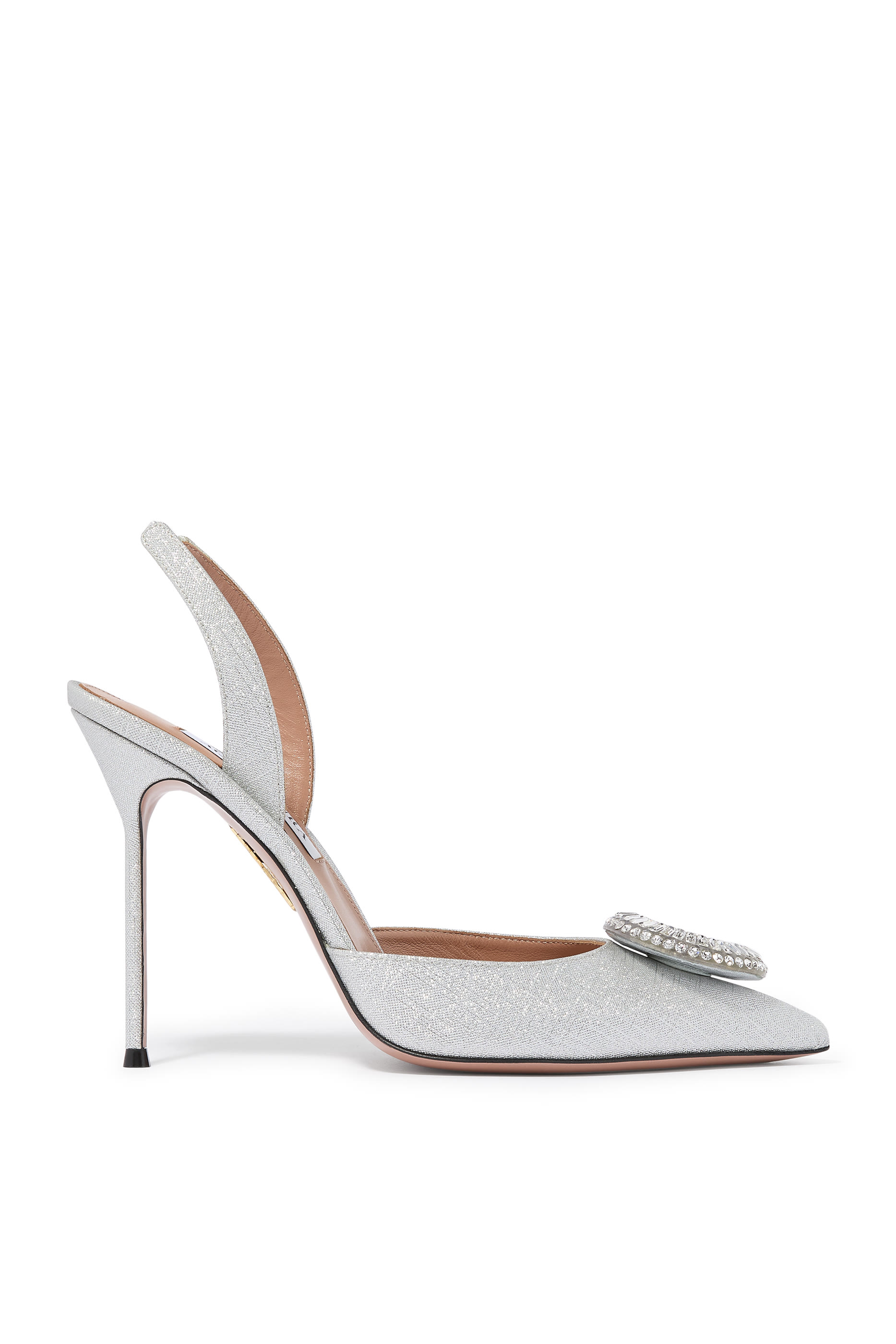 حذاء كلاسيكي 105 بسير دائري مرصع بكريستال