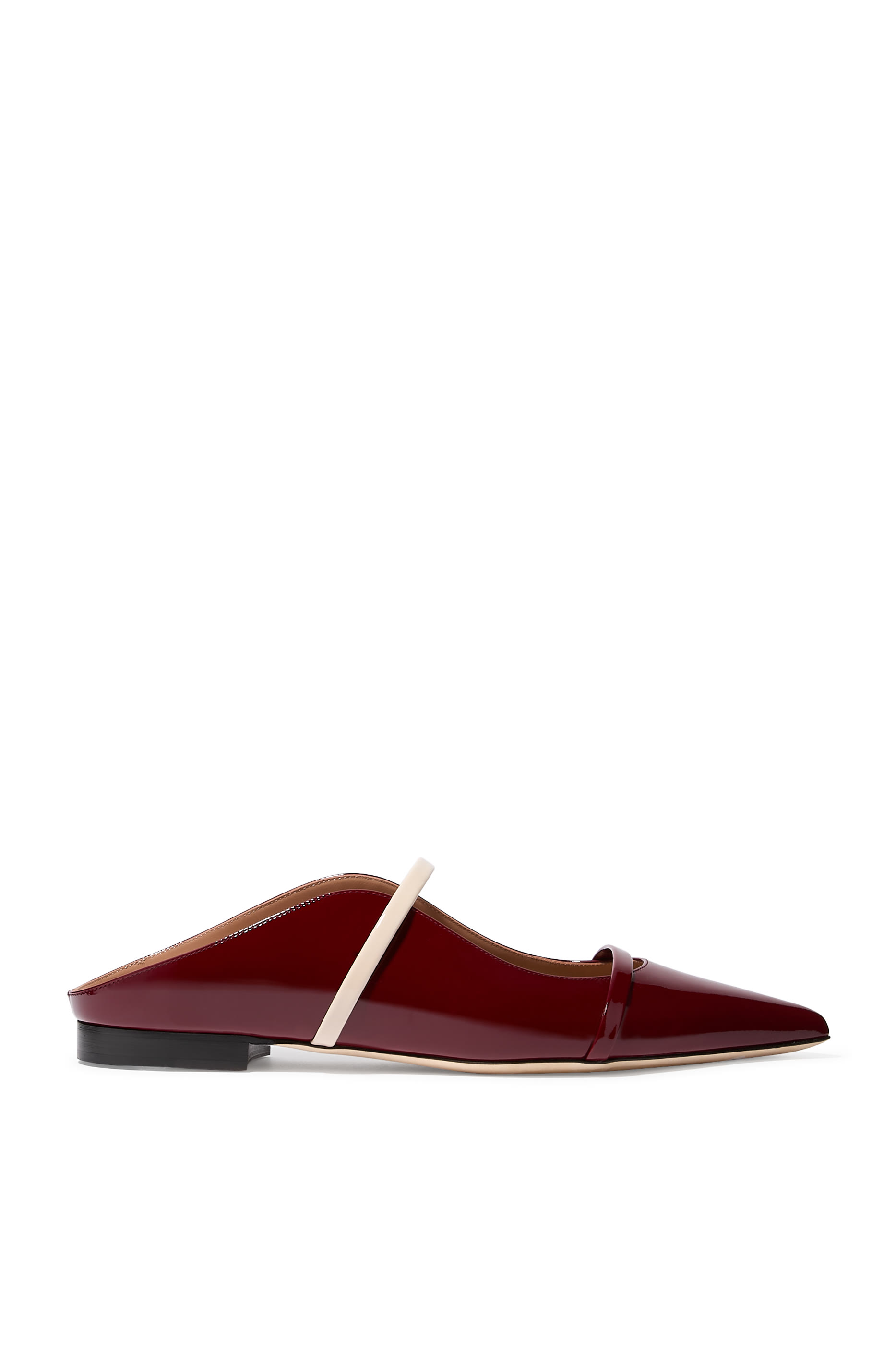 Maureen Leather Flat Mules 