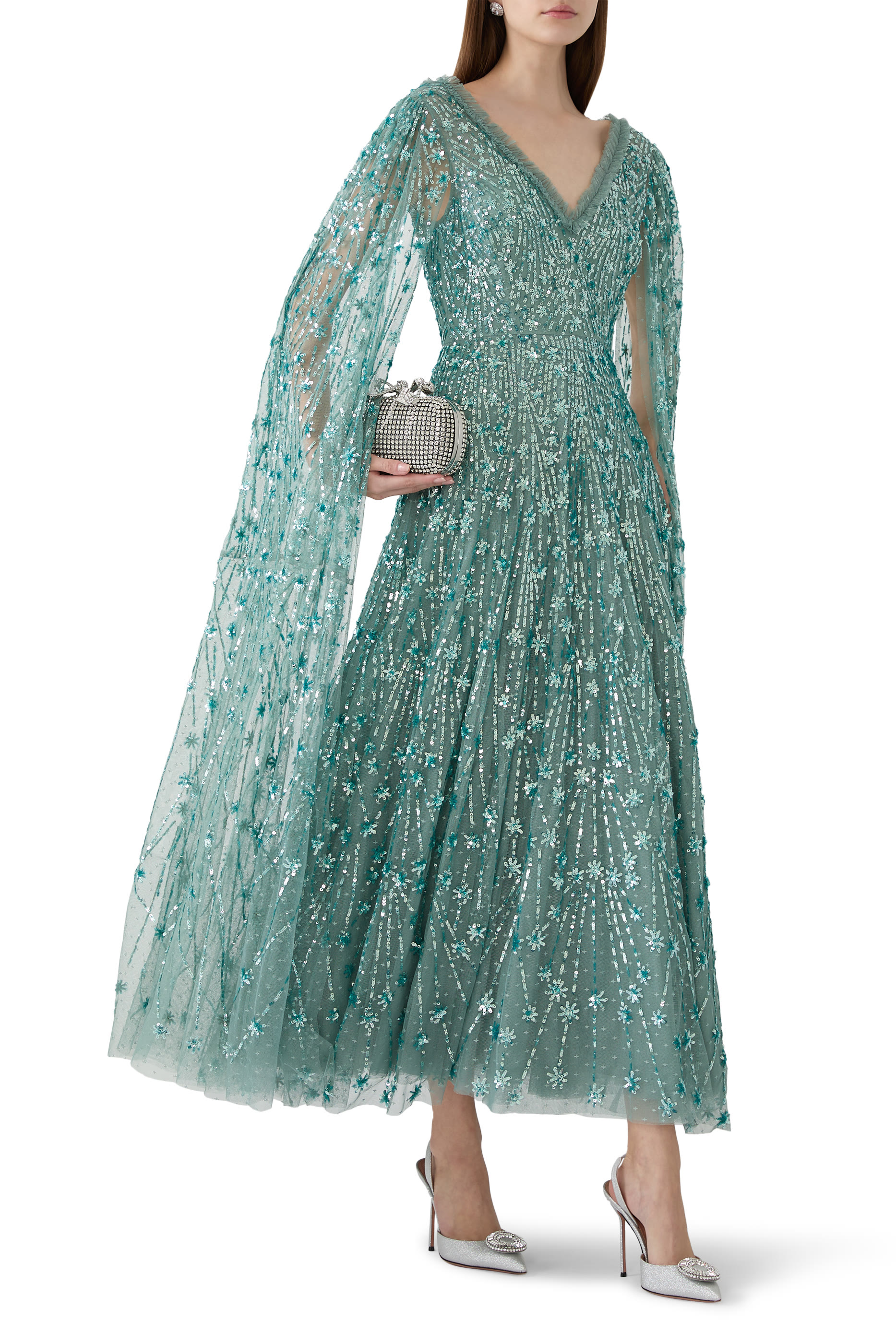 فستان سهرة كوميت بطول الكاحل