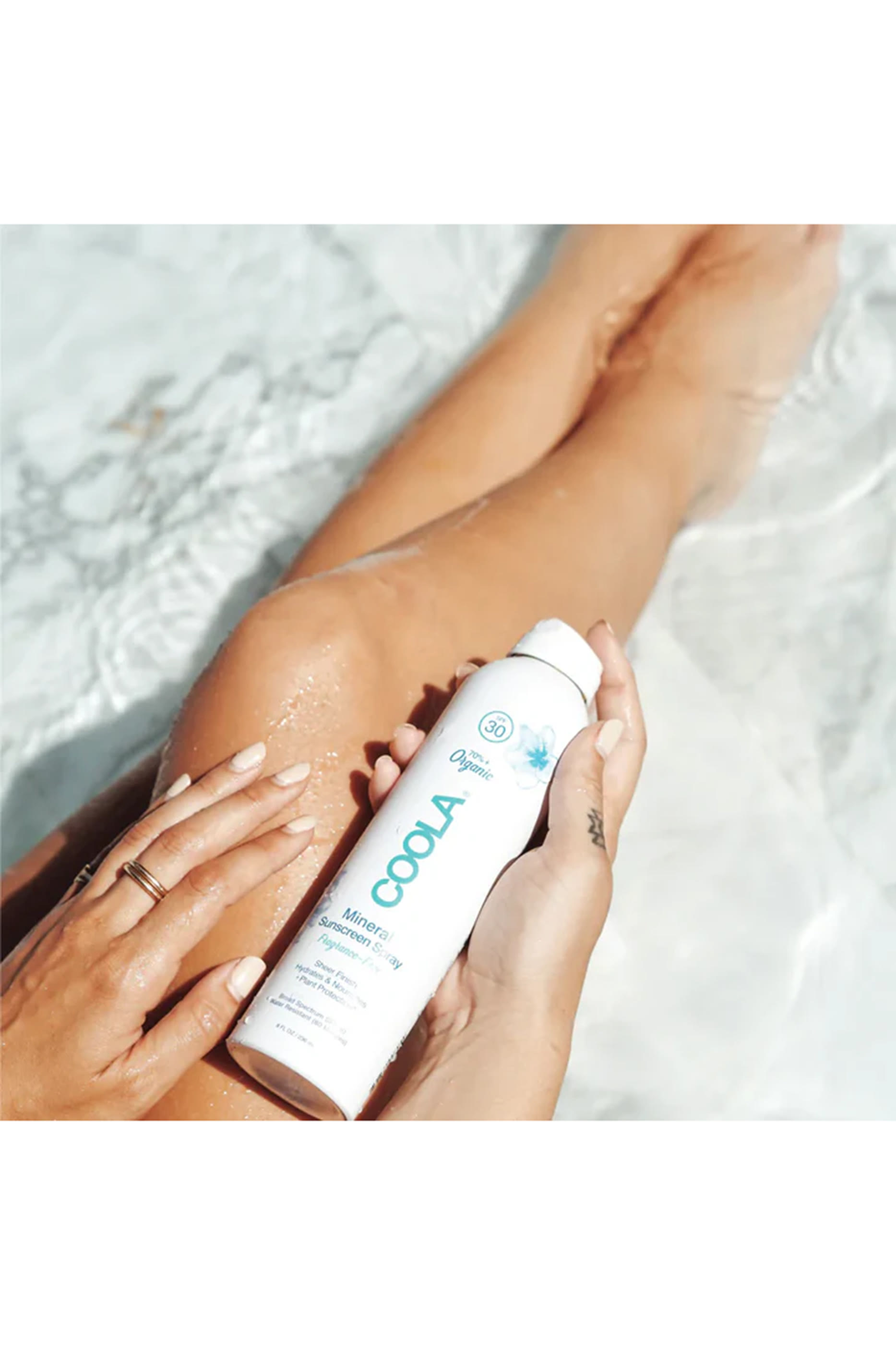 بخاخ معدني للجسم خالٍ من العطور بعامل الحماية من الشمس SPF 30‏