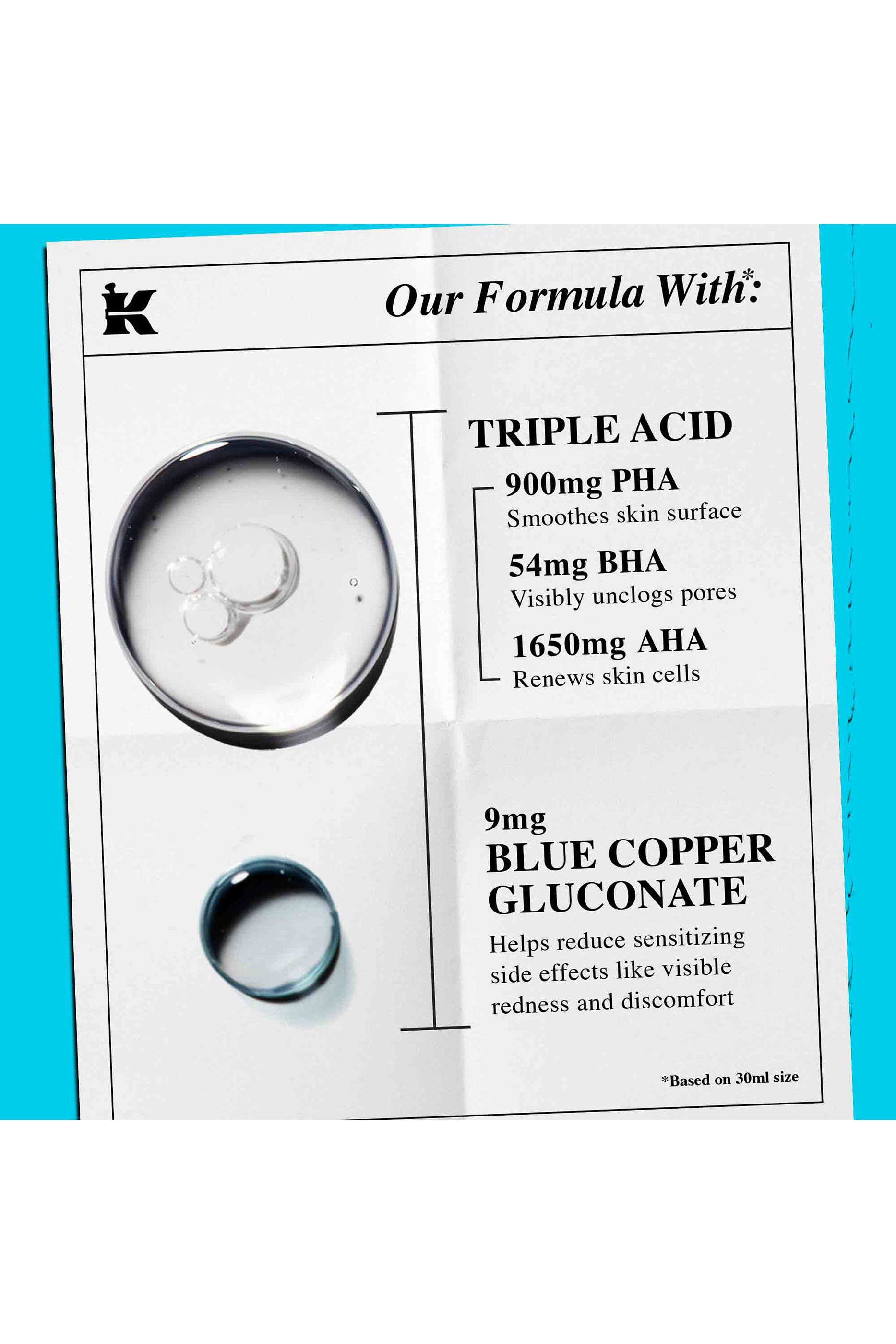 سيروم يومي كليرلي كوريكتيف لتقشير البشرة وتجديدها بالأحماض الثلاثية