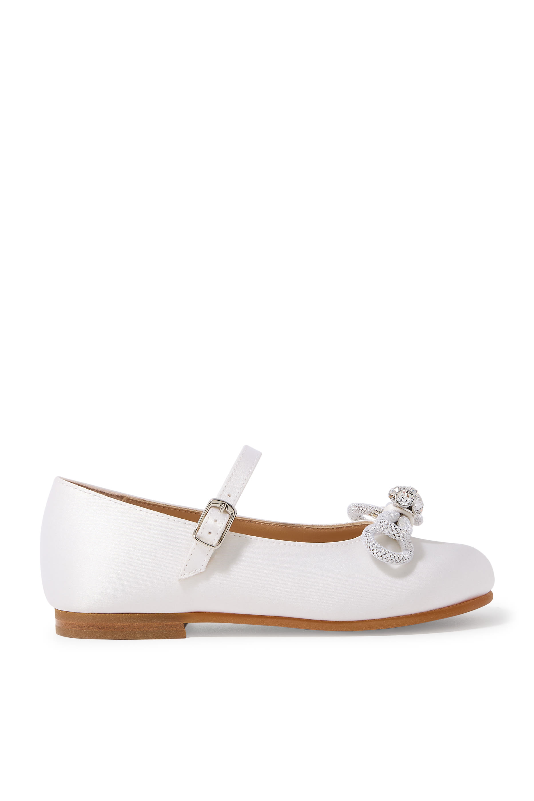 Kids  Double Bow Mini Ballerinas