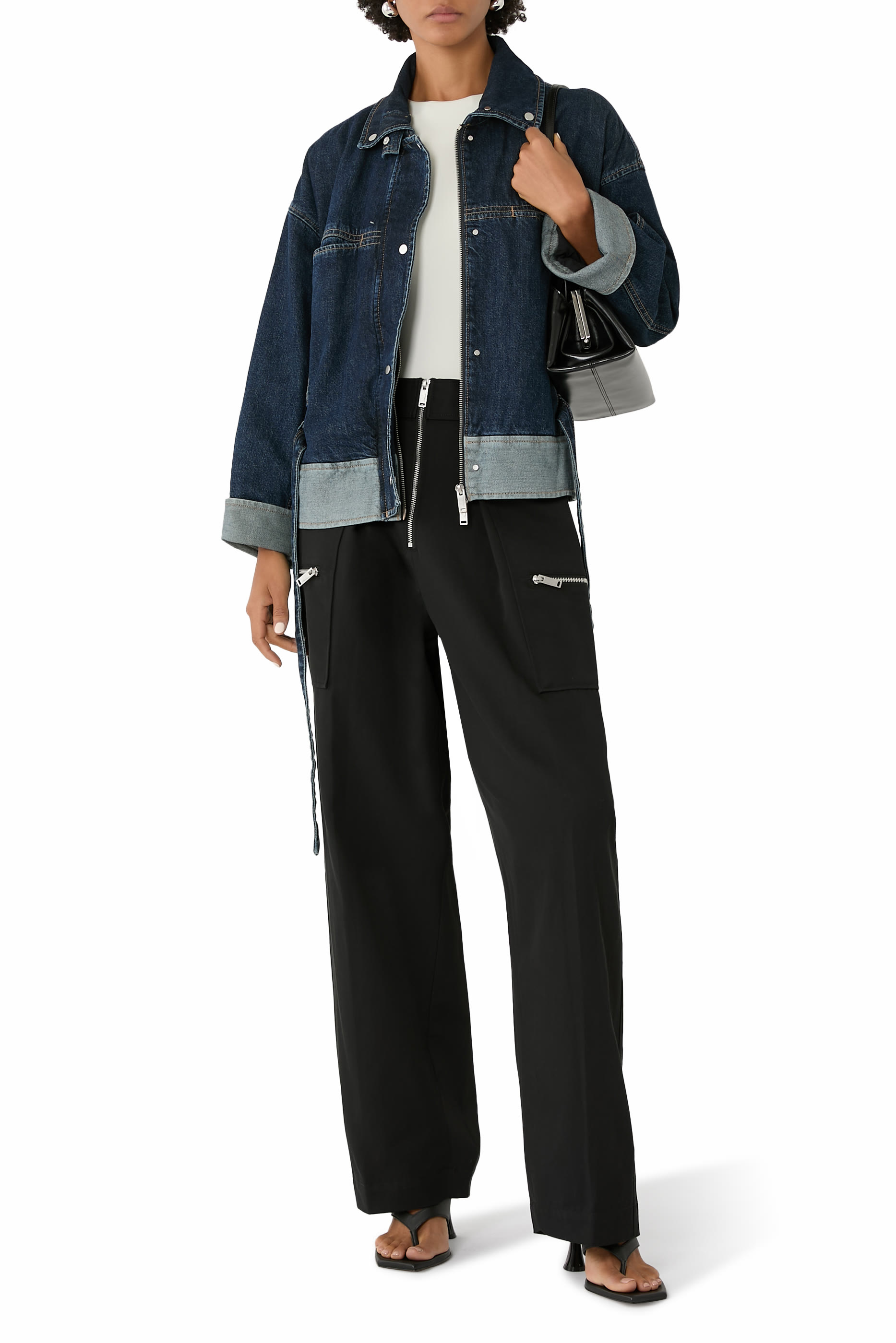  بنطال بسحابين وقصة ساق واسعة