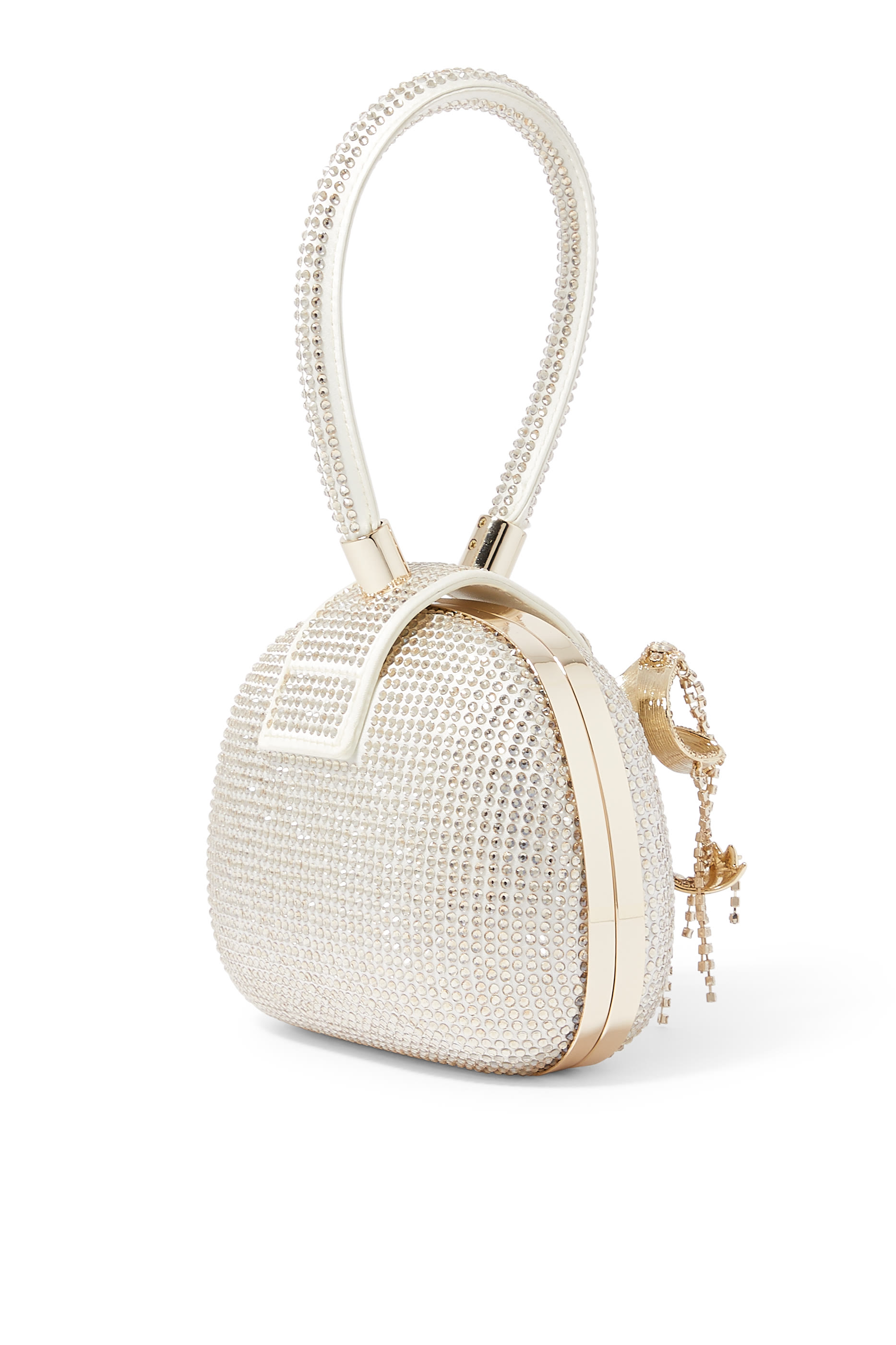 كلاتش بيد علوية وعقدة مرصعة بأحجار الراين