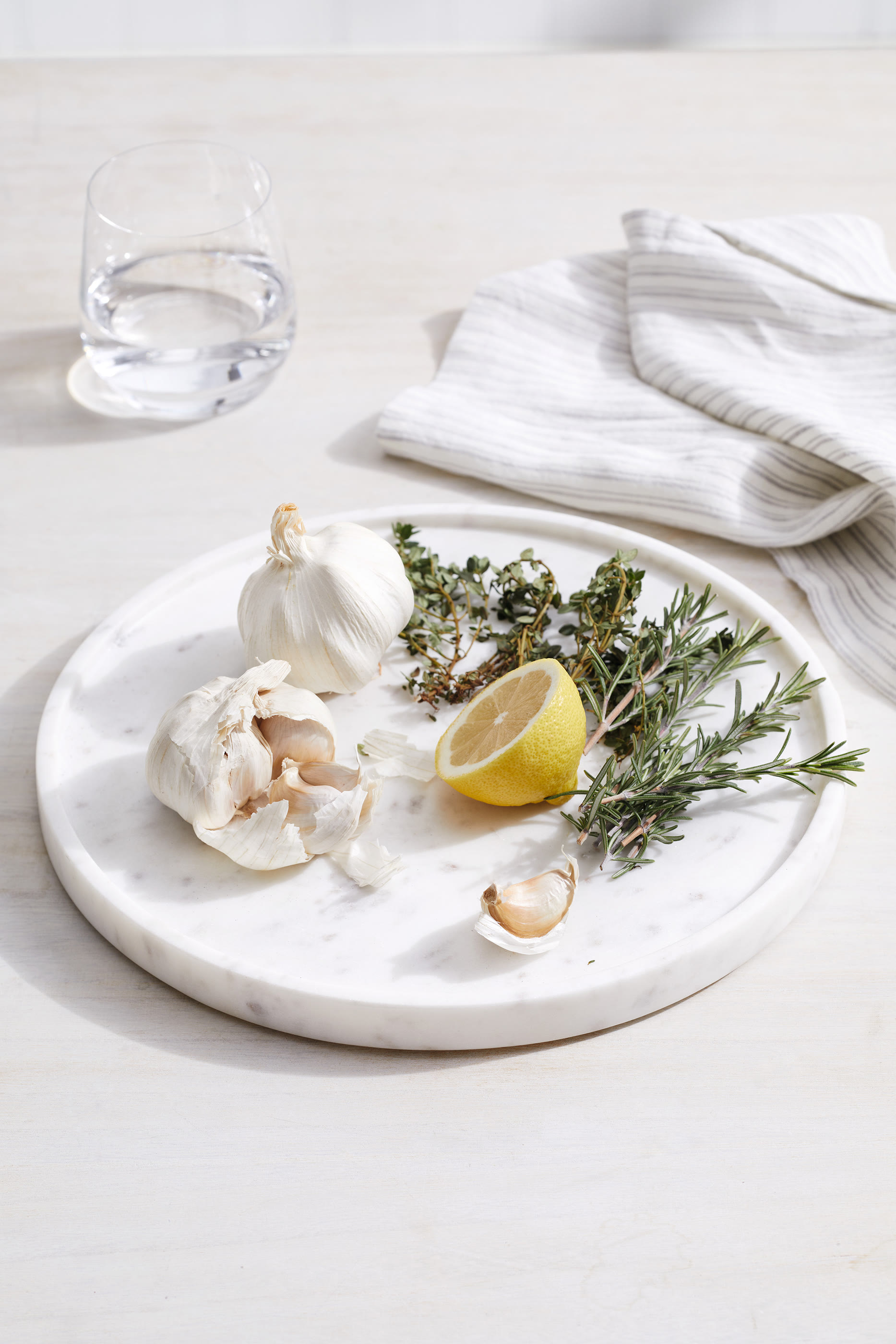 لوح مستدير رخام