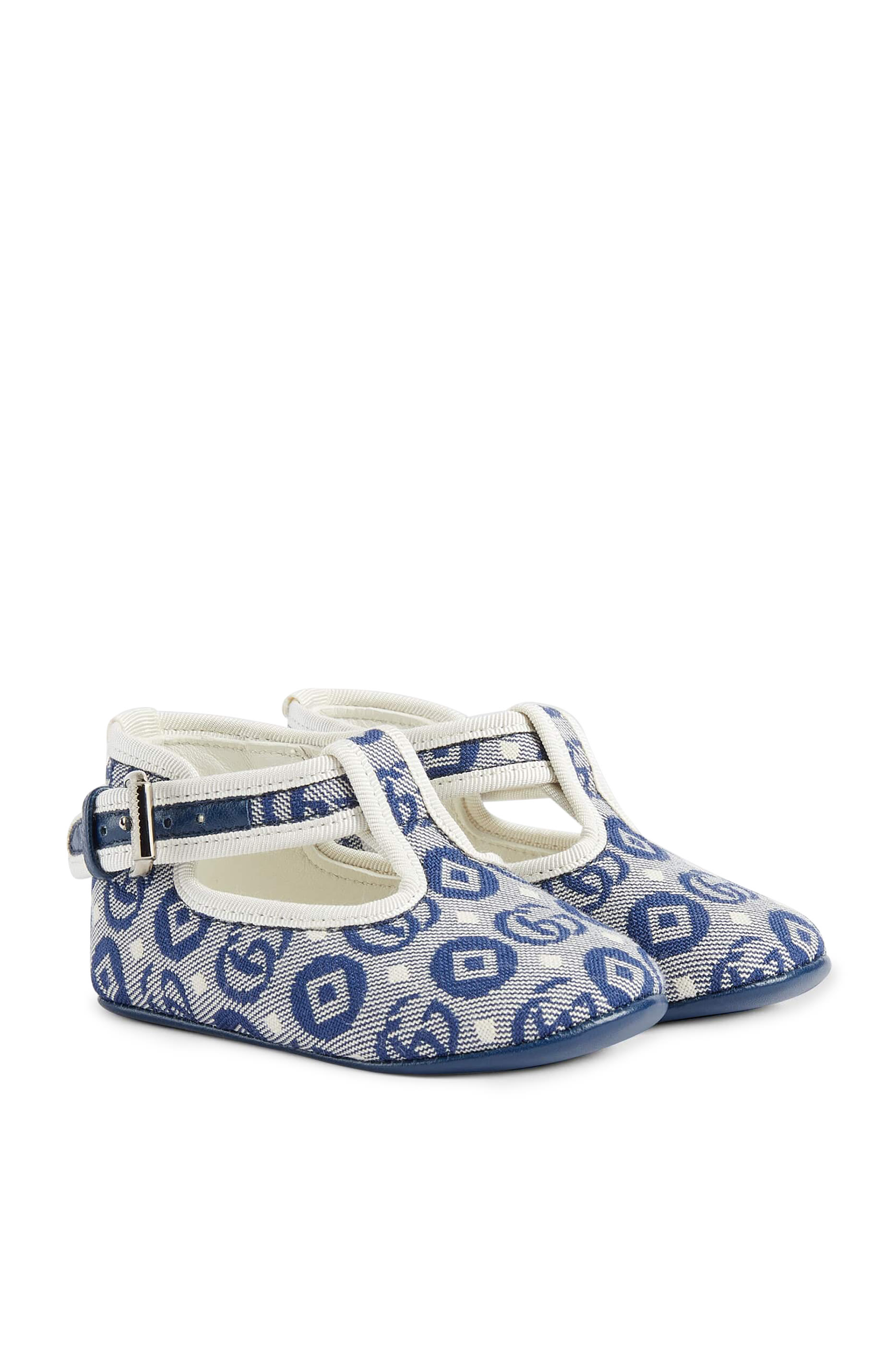 Kids Baby Double G Geometric Ballet Flats