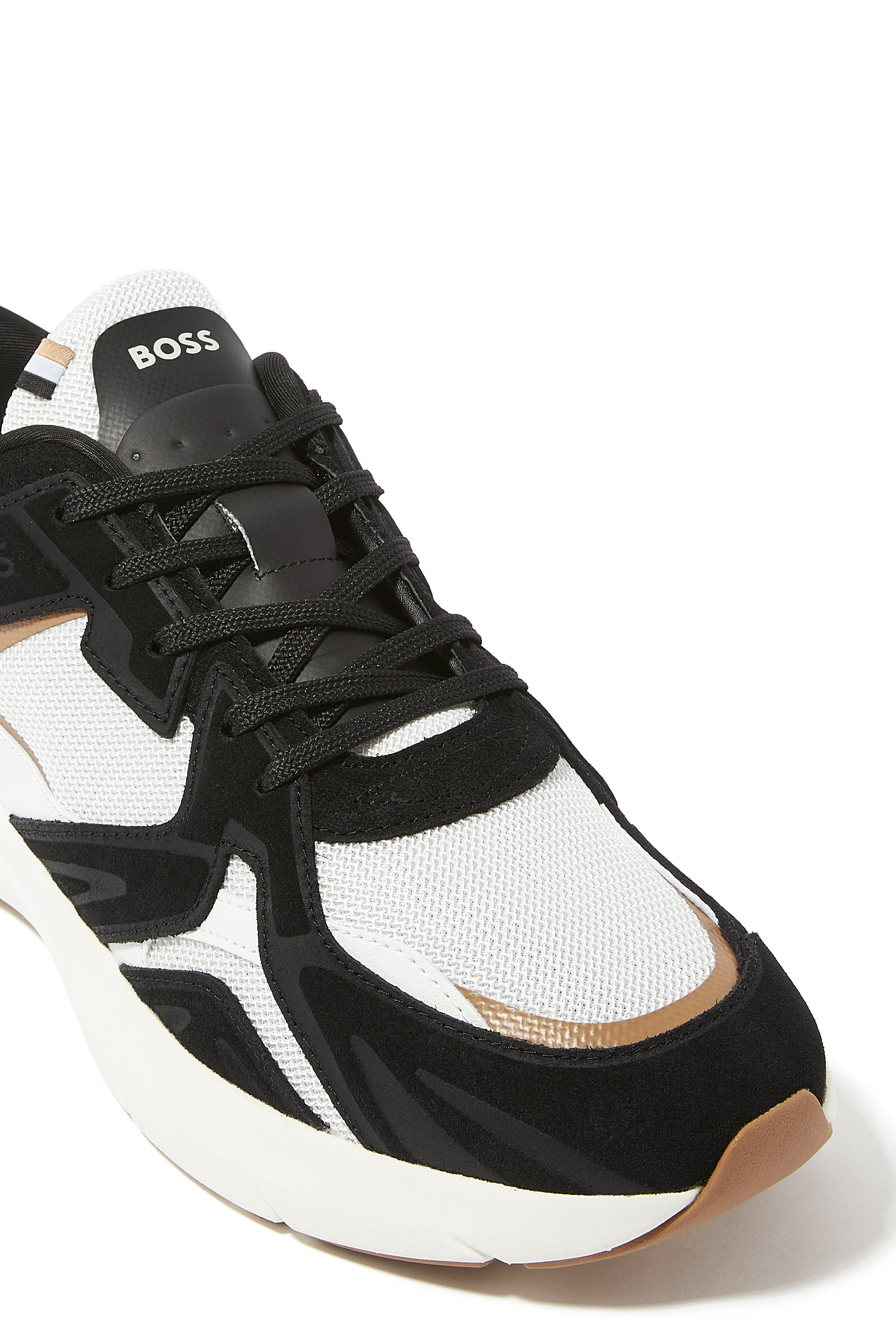 Mixed-Material Sneakers