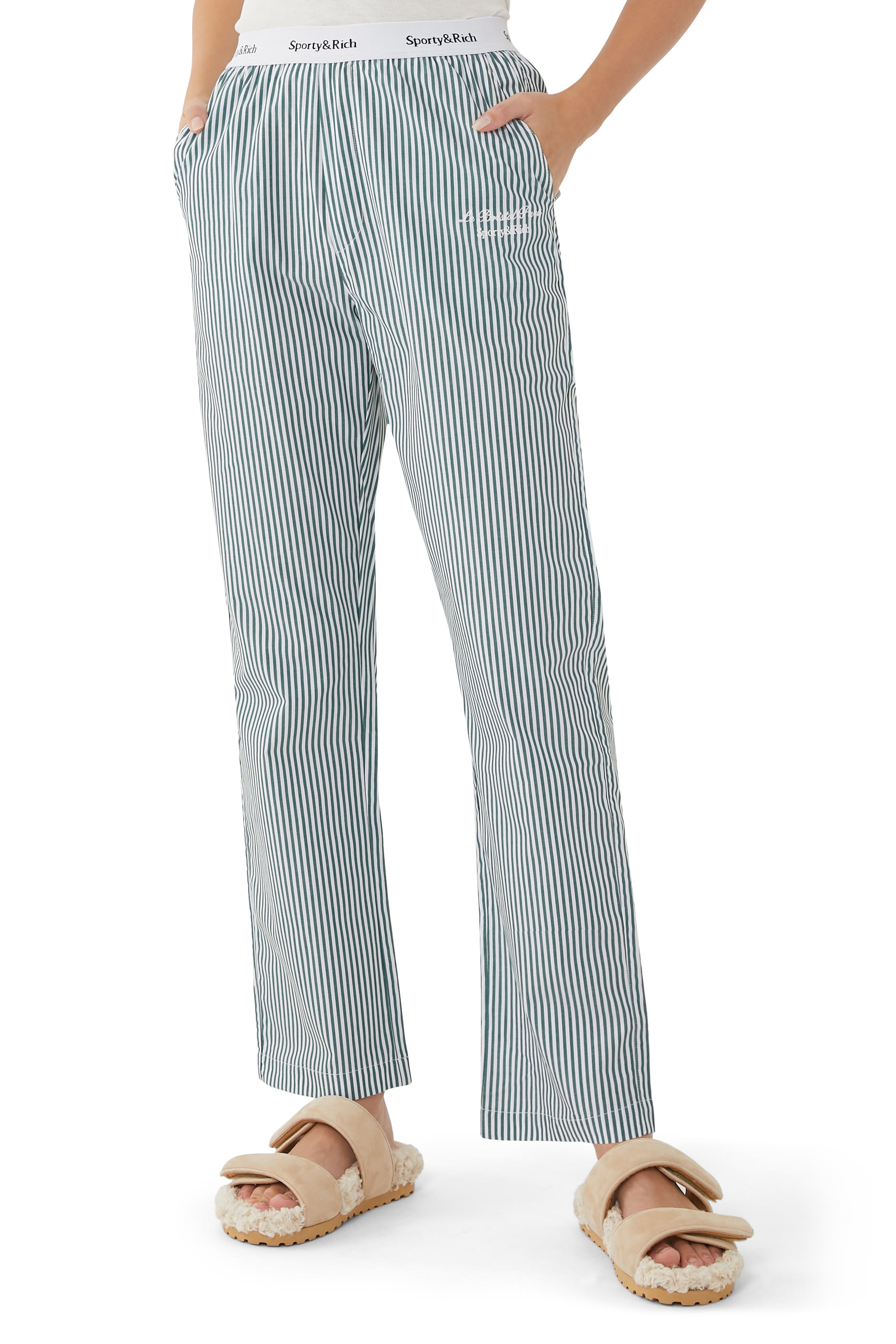 Sporty & Rich x Le Bristol Paris Faubourg Pyjama Pants