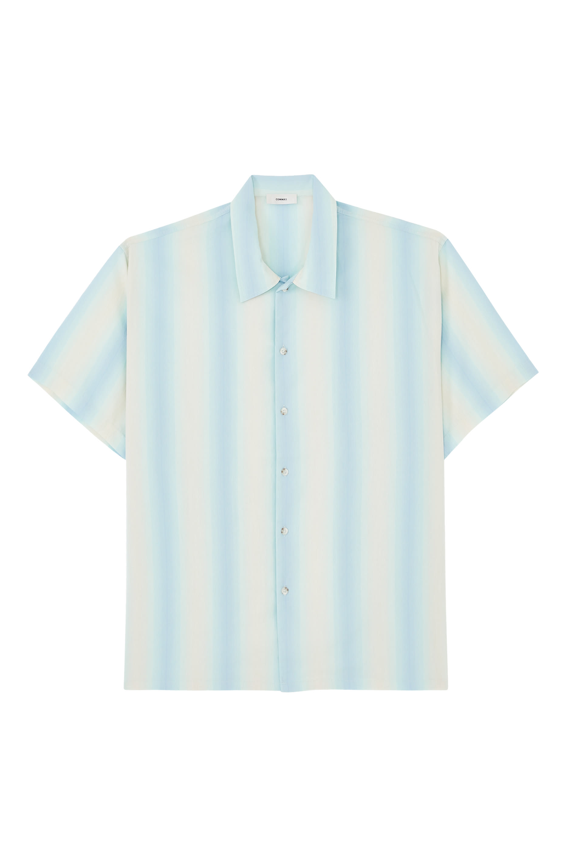 قميص مخطط بقصة واسعة