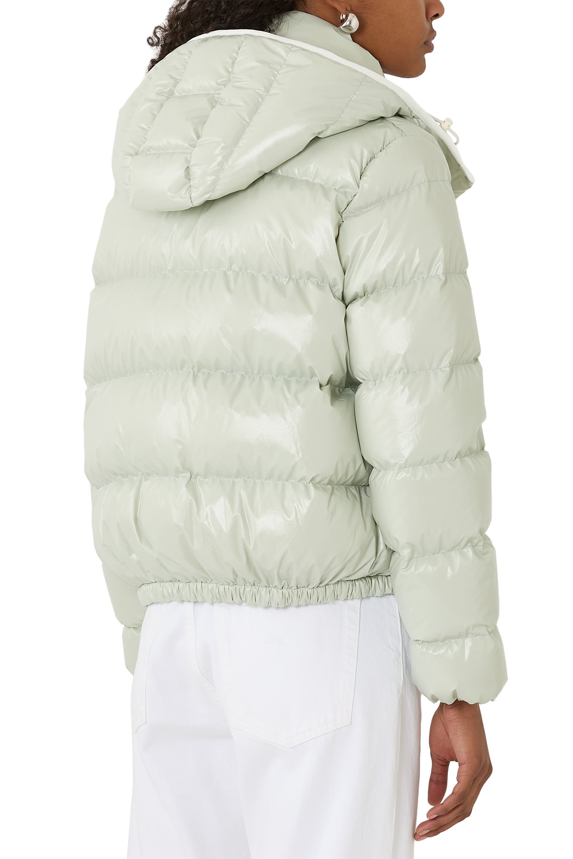 جاكيت أندرو قصير بتصميم مبطن وغطاء للرأس